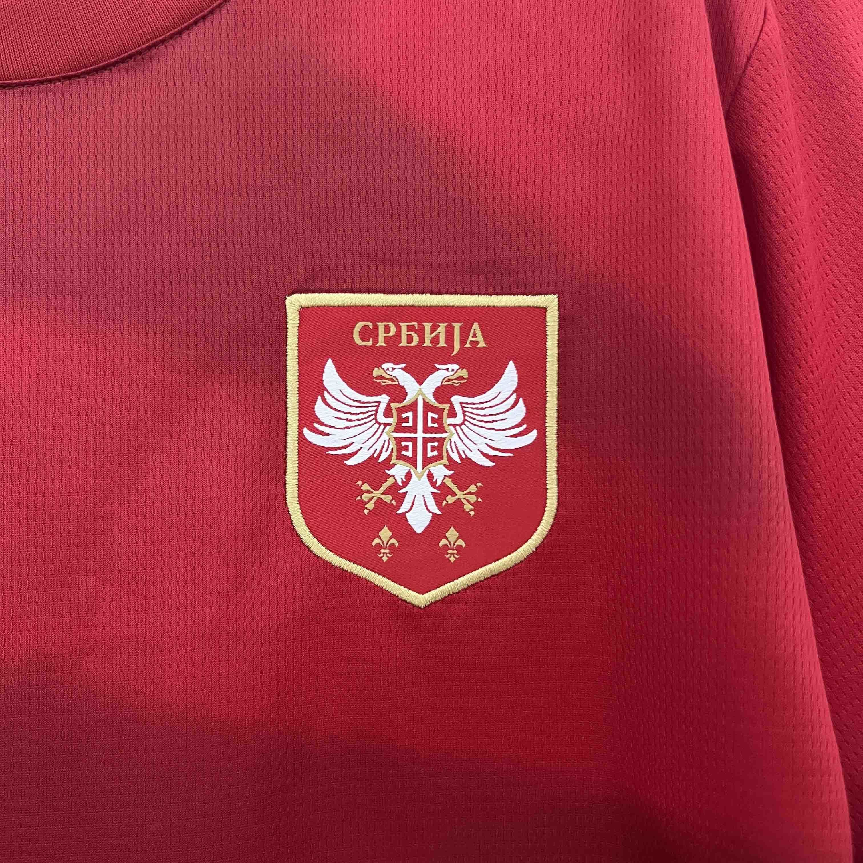 2024 Serbia Home Kit UEFA Euro Shirt Soccer Jerseys Yupoo 8