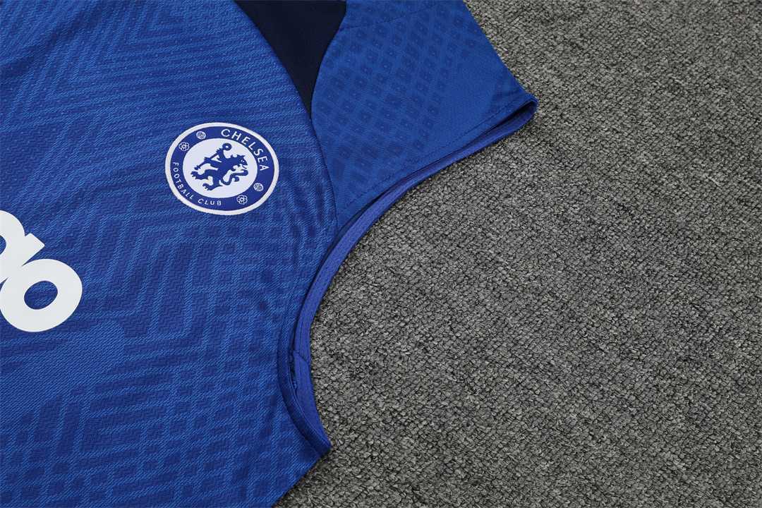 22-23 Chelsea vest training suit kit Diamond Blue 15