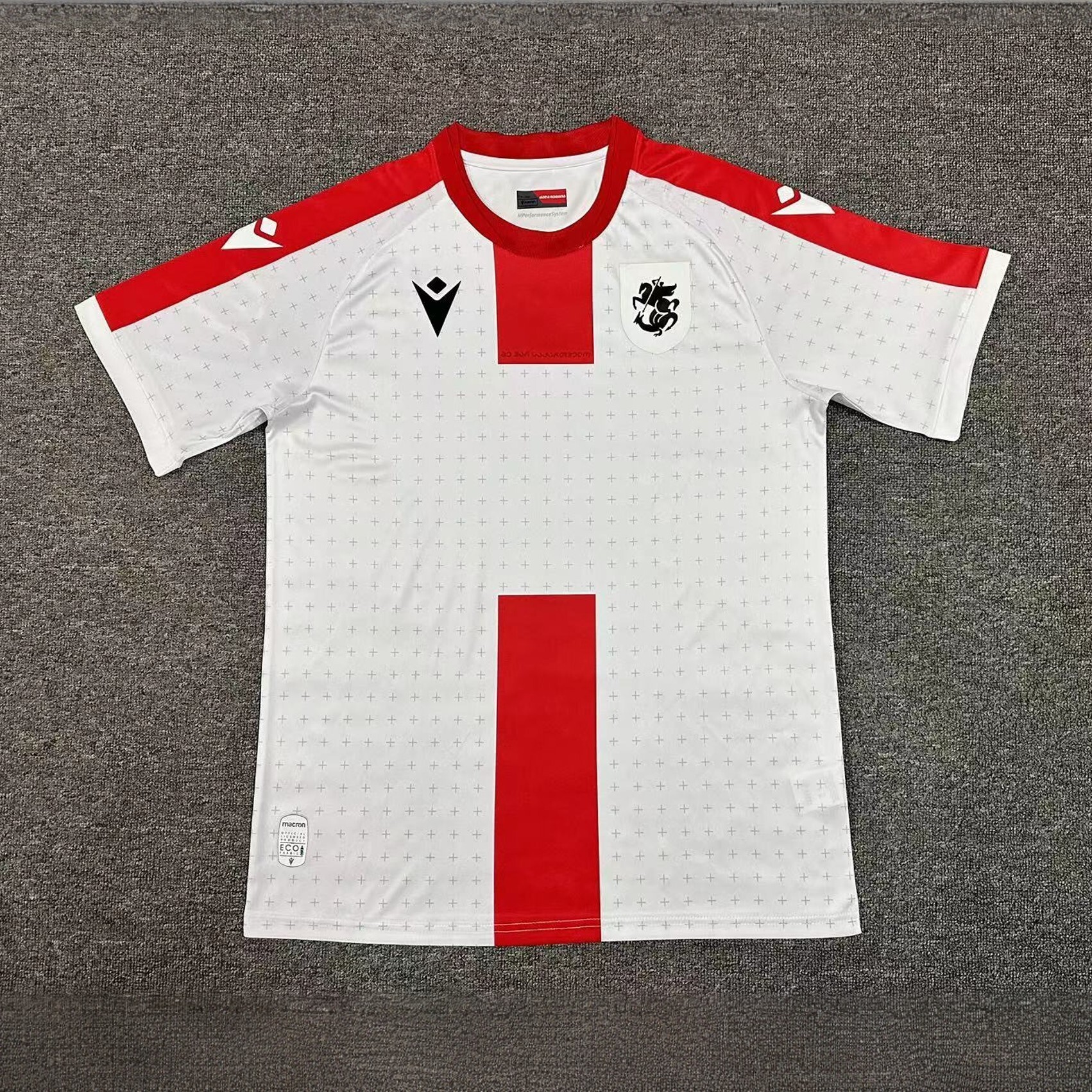 2024 Georgia Home Kit UEFA Euro Shirt Football Replicas Yupoo