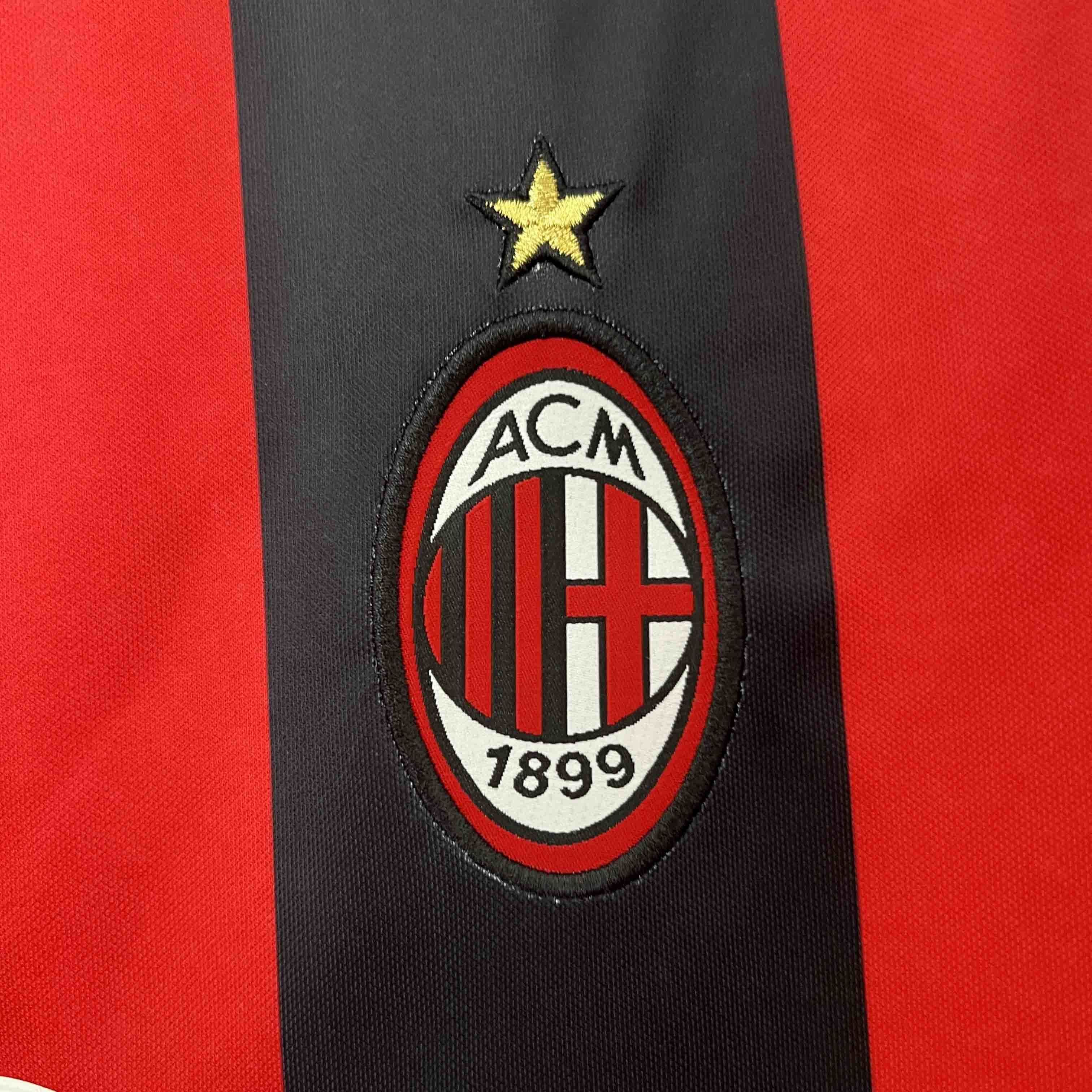 00-01 AC Milan Home Retro Kit Vintage Shirt Best Wholesale Yupoo 3