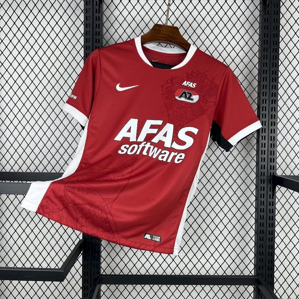 25-26 AZ Alkmaar Home Kit Football T-Shirt AAAAJersey Wholesale Yupoo