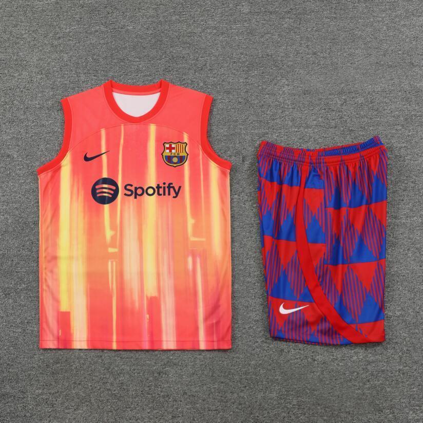 23-24 Barcelona Training Vest Kit S-XXL Soccer Jerseys 1