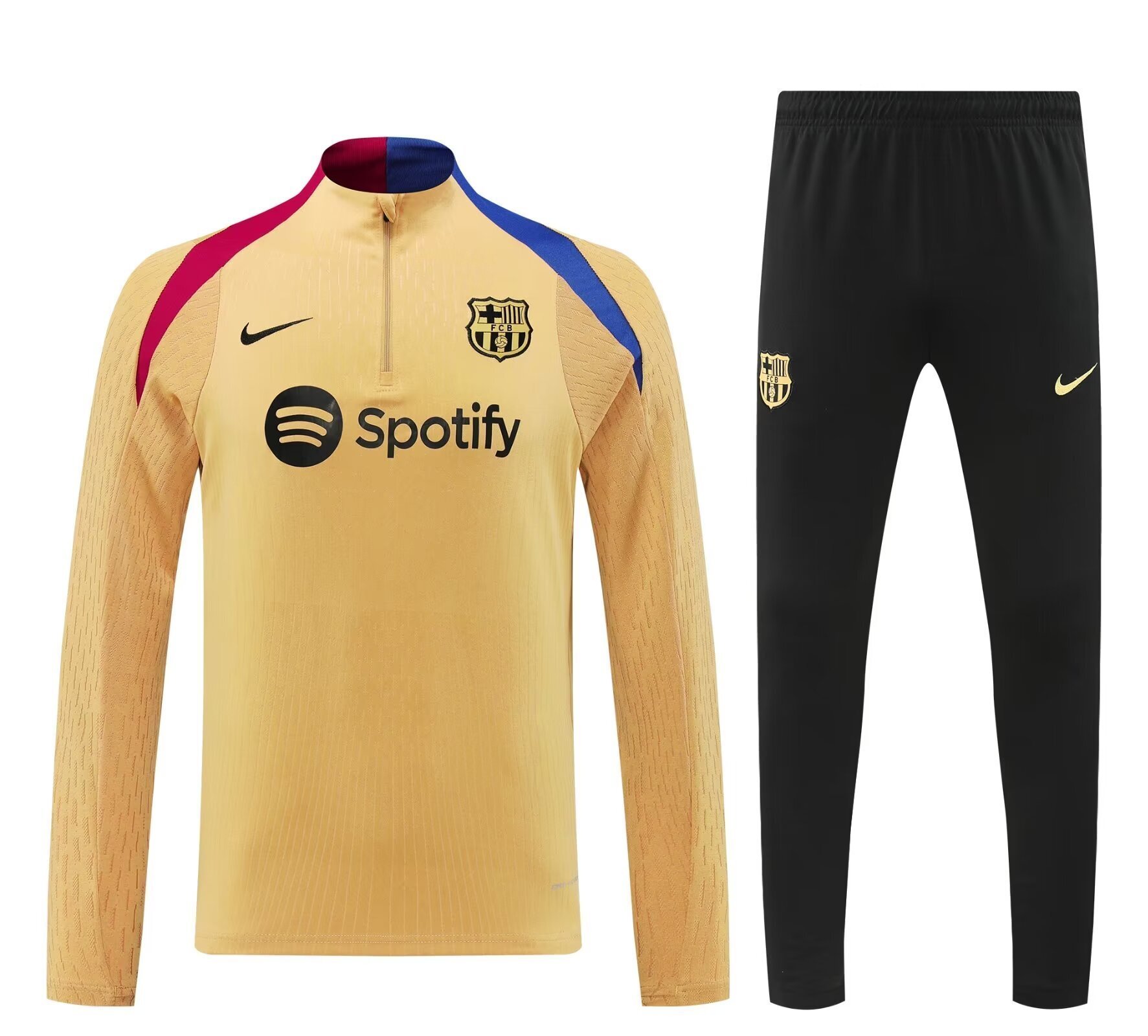 24-25 Barcelona Long Sleeve Training Suit Football Shirts
