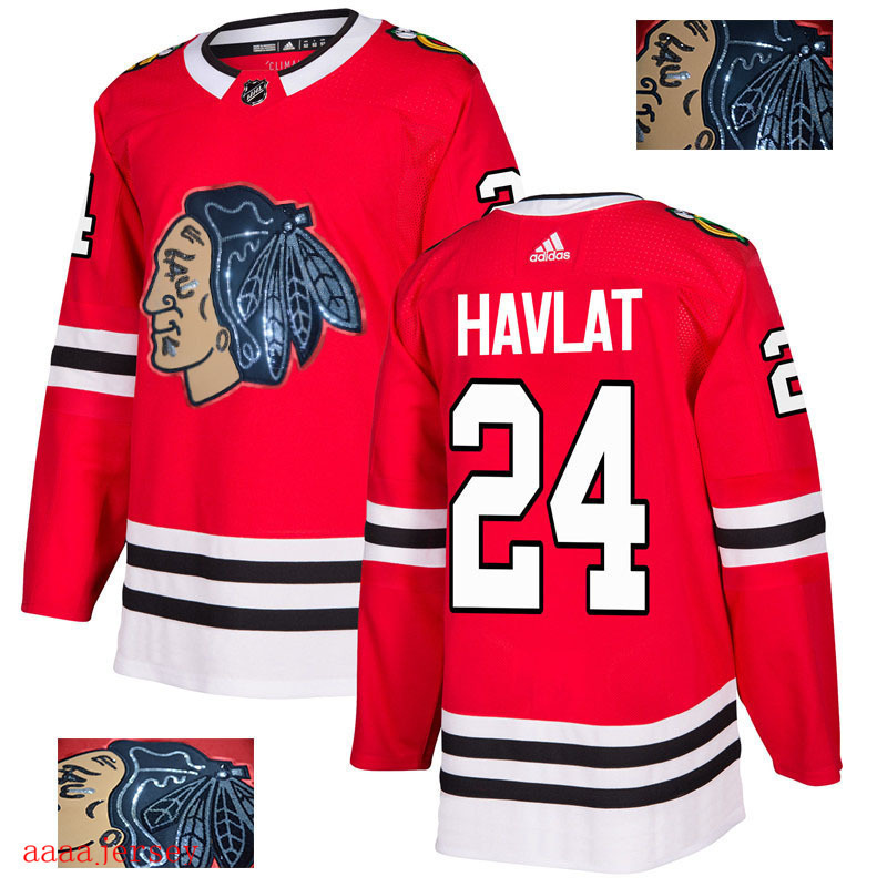 2018 Chicago Blackhawks ice hockey jersey M-3XL 芝加哥黑鹰队时尚亮片款冰球服 15