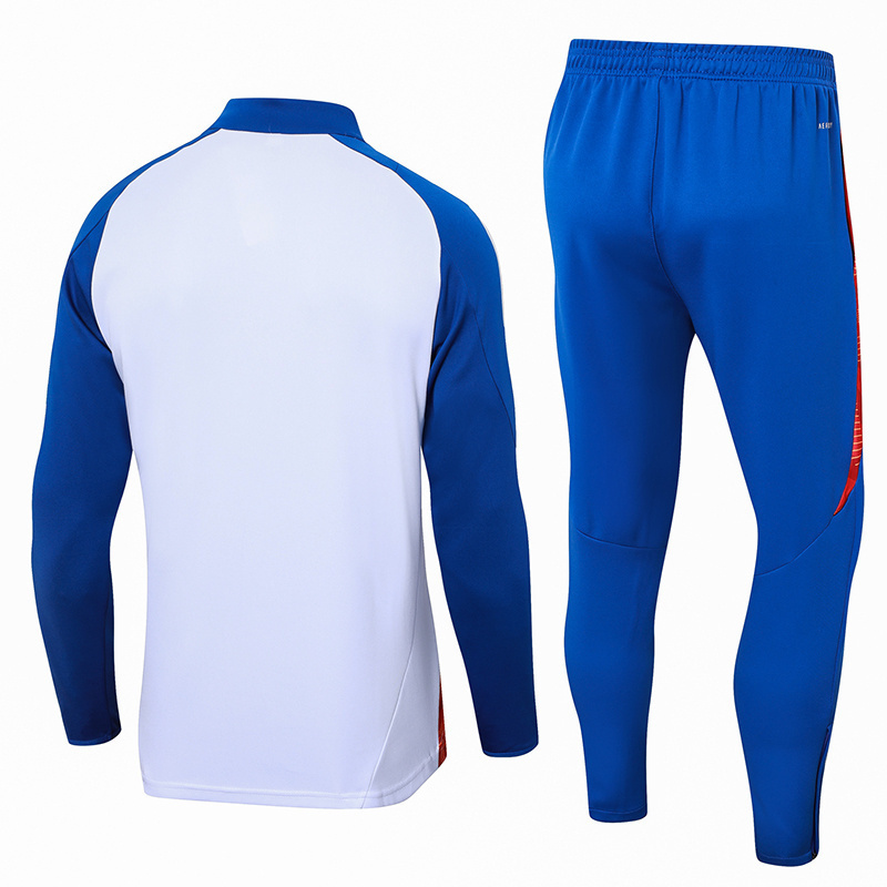 24-25 Lyon Long Sleeve Training Suit Football Shirts 1