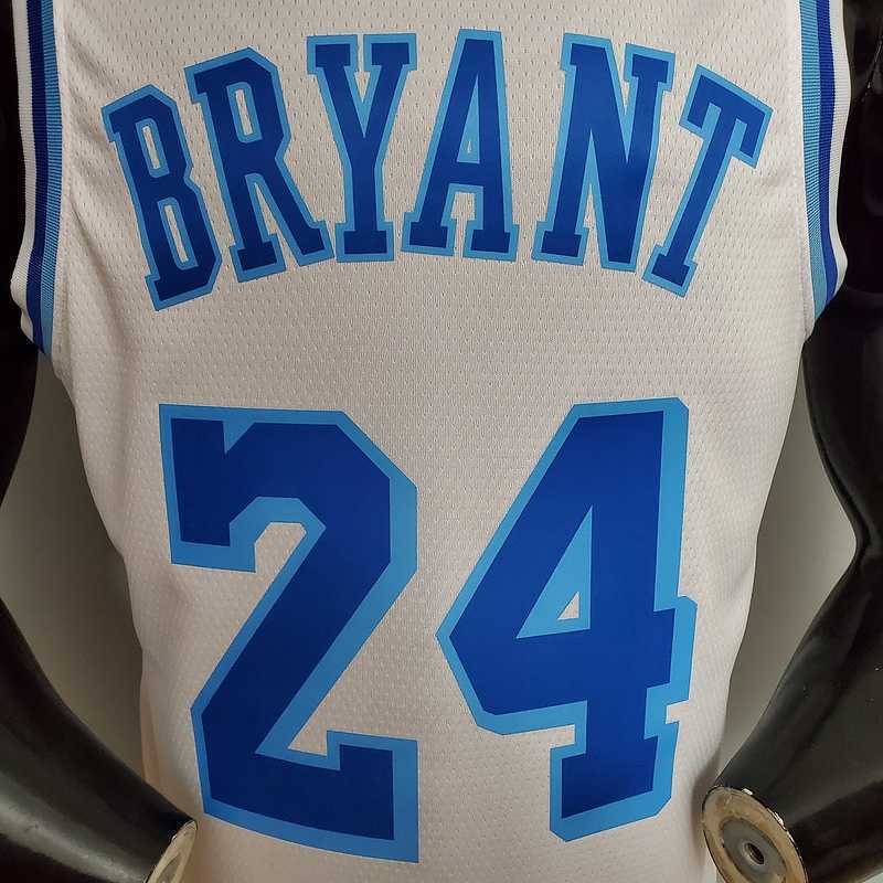 Before Bryant #8 After Bryant #24 Lakers white 1