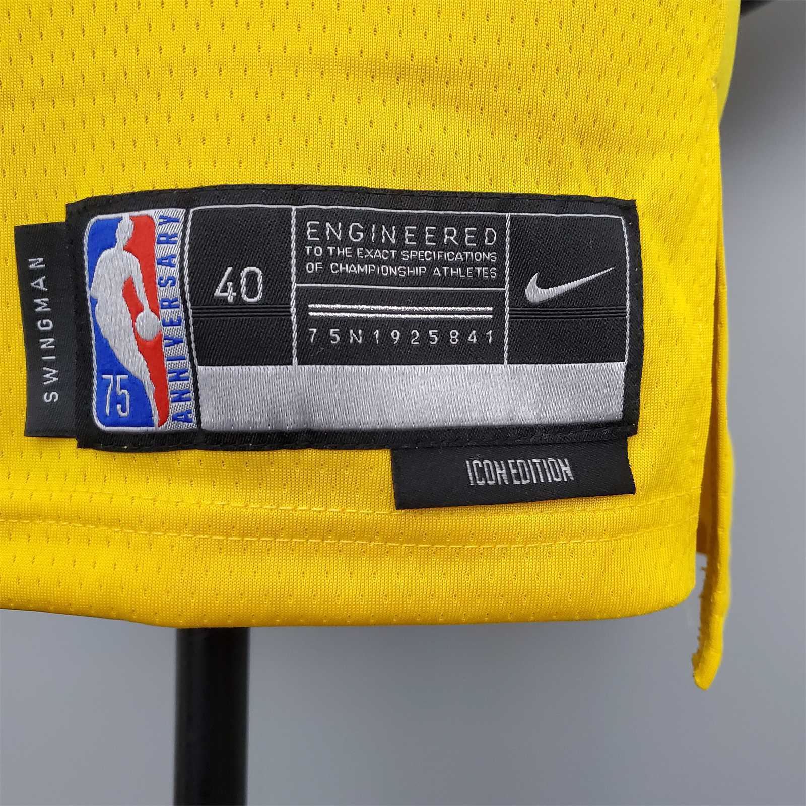 75th Anniversary master chief#117 Lakers White X-BOX Joint Yellow 5