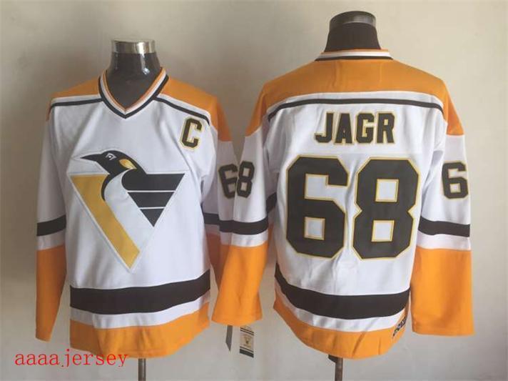 Pittsburgh Penguins retro ice hockey jersey M-3XL 匹兹堡企鹅队复古冰球服 1
