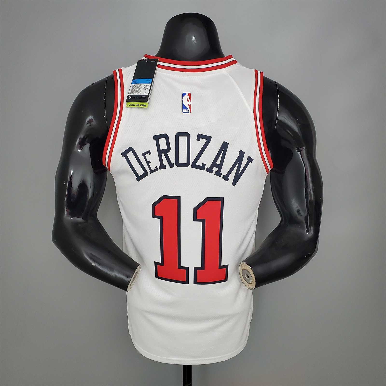 DeROZAN#11 Chicago Bulls white 5