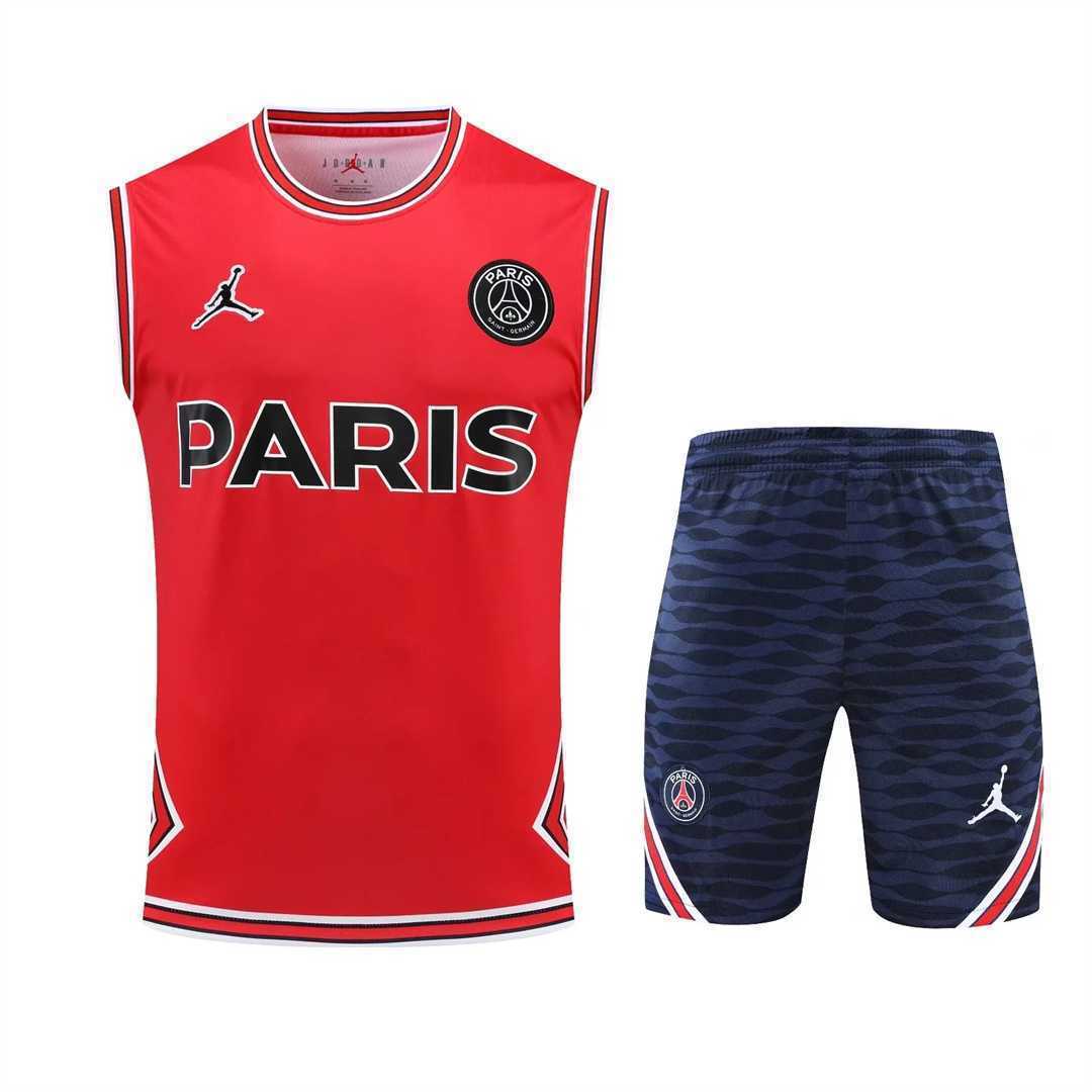 22-23 PSG vest training suit kit red 21