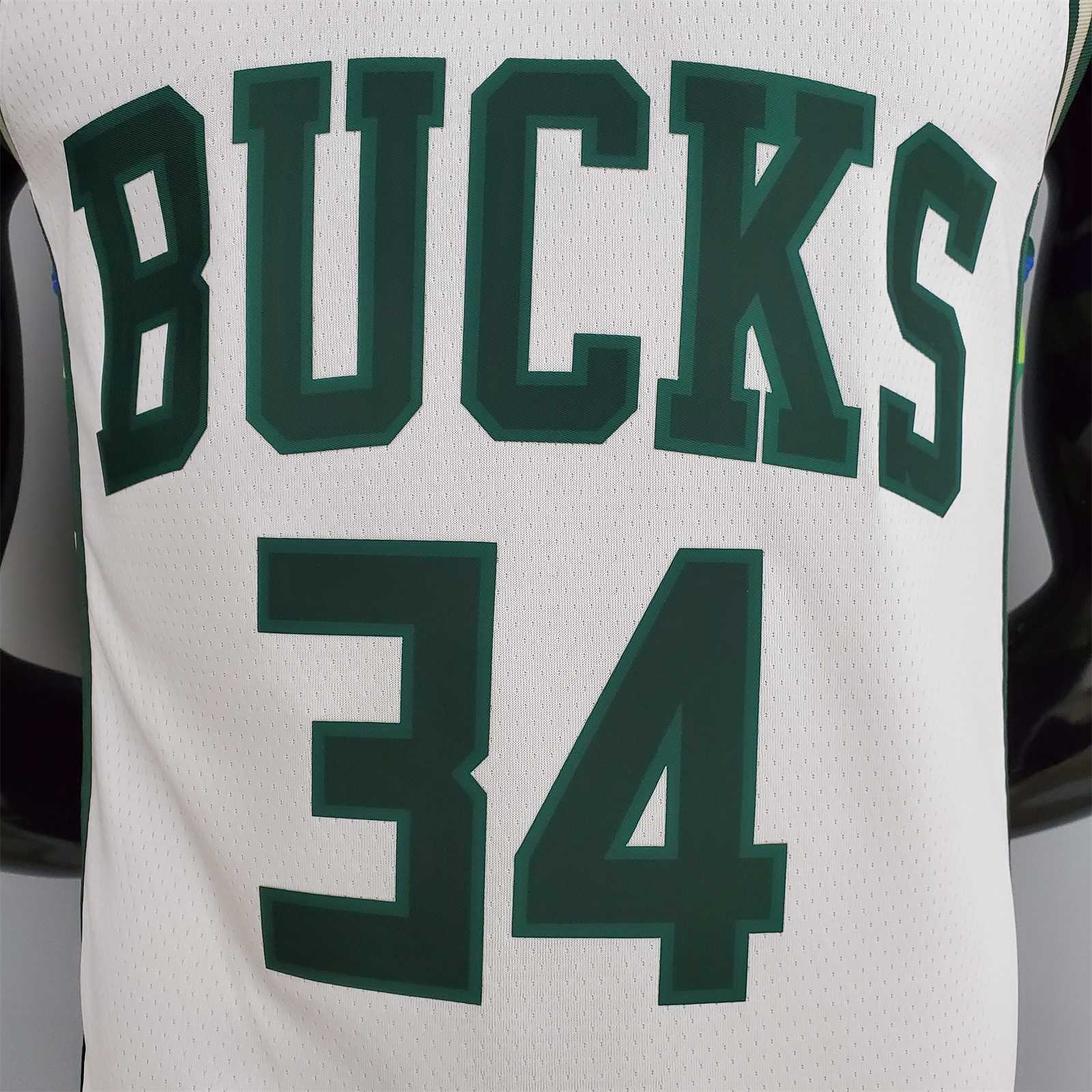 2022 ANTETOKOUNMPO#34 Bucks White 4
