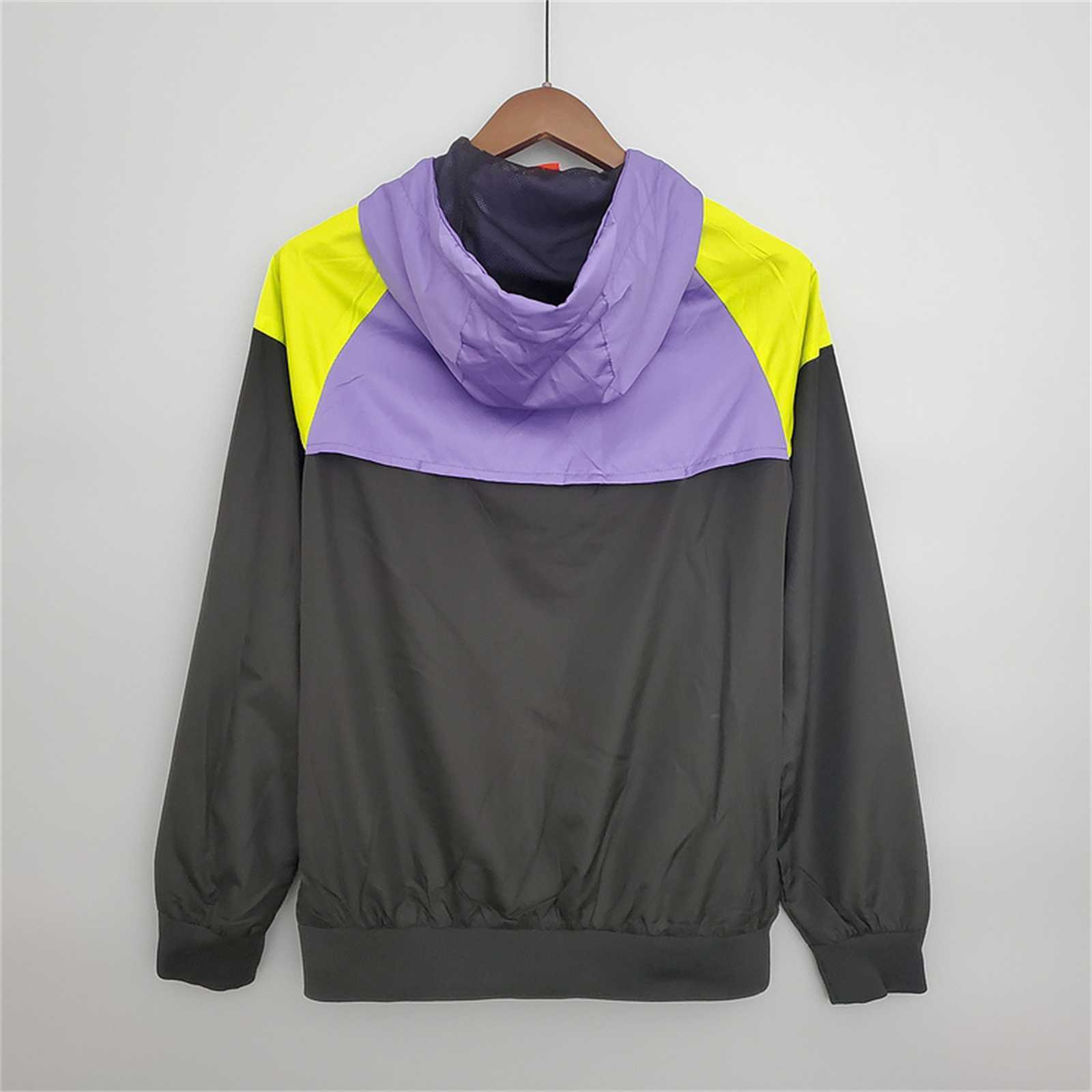 2021 Brazil purpleblack windbreaker 1