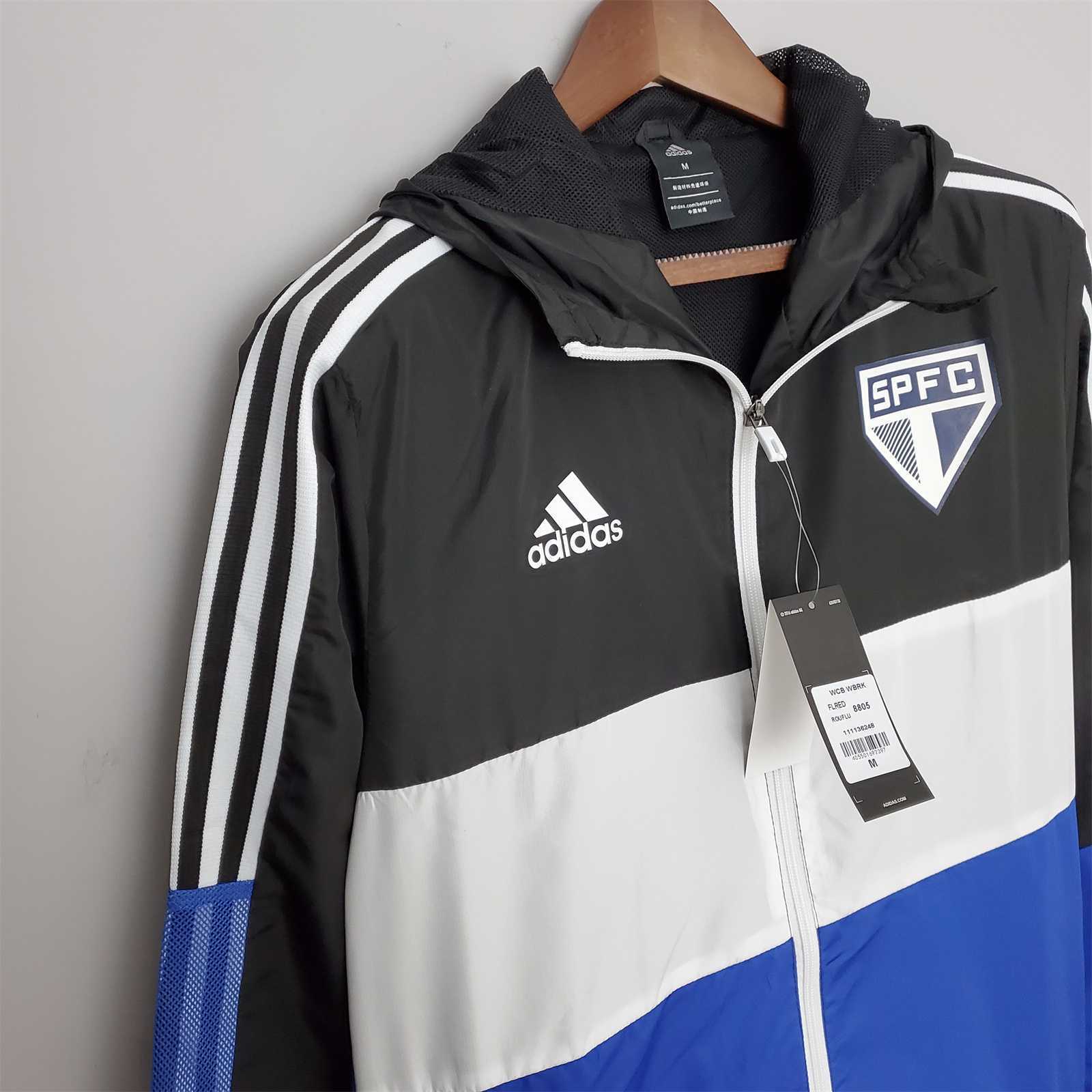 22-23 Sao Paulo blackwhiteblue Windbreaker 1