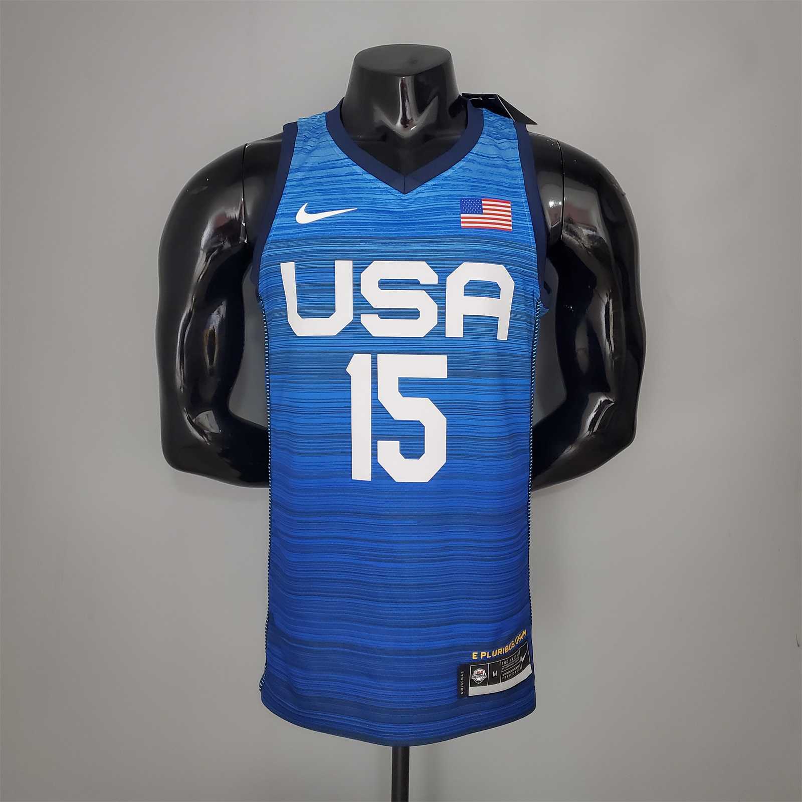2021 Olympics BOOKER#15 USA Team USA Blue