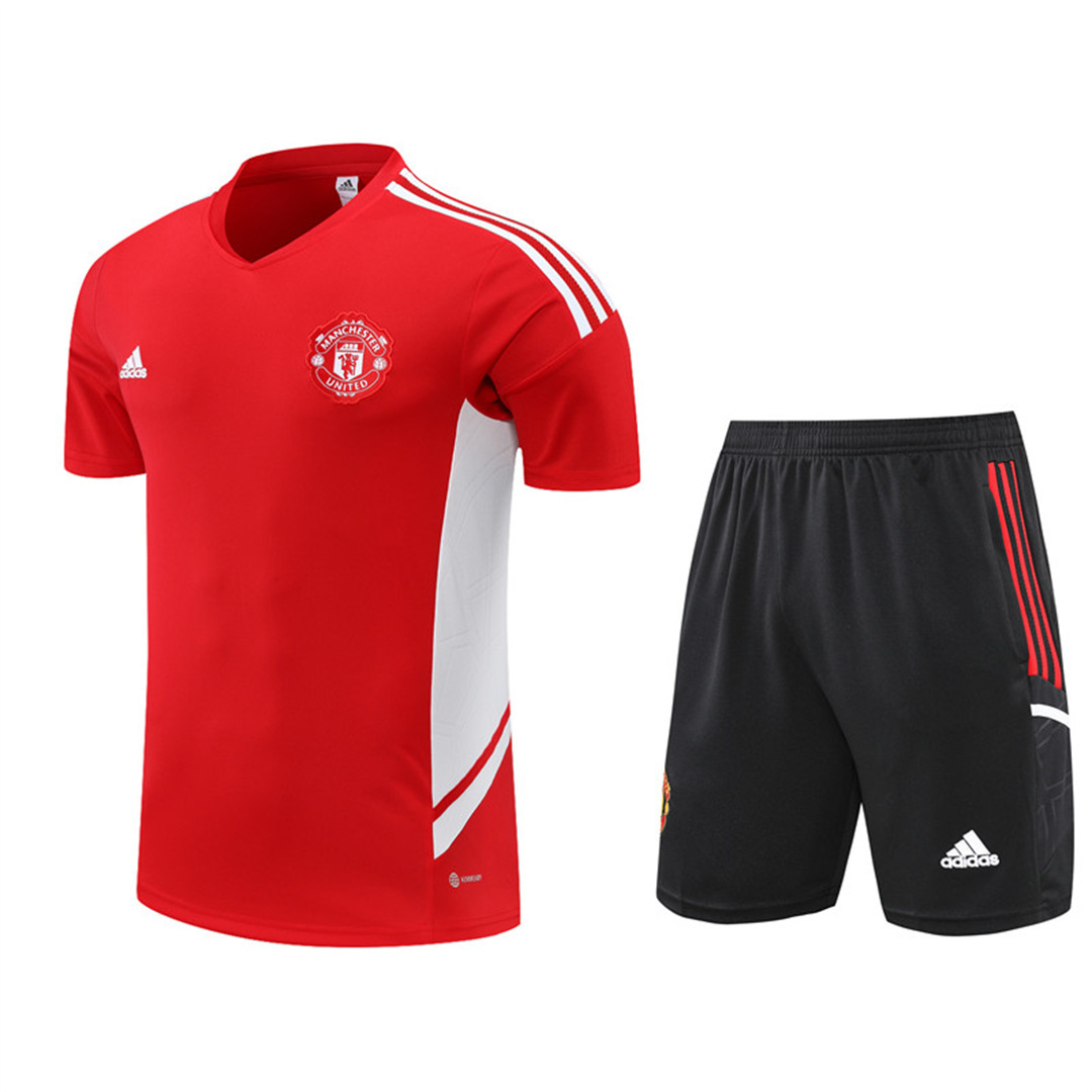 22-23 Manchester United training suit red