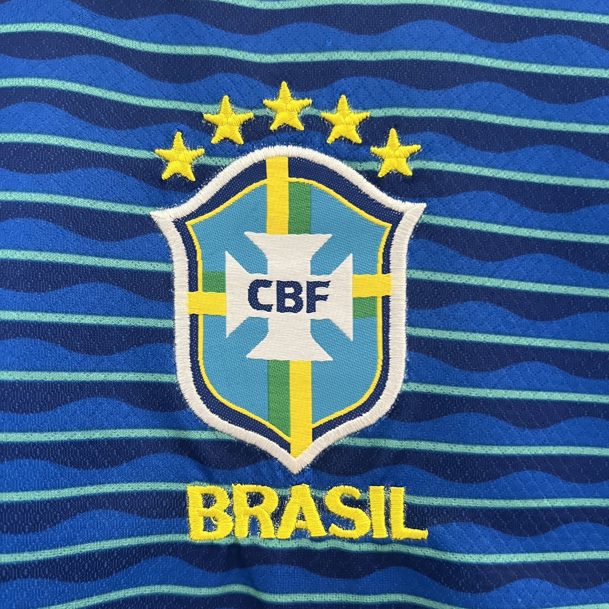 2024 Brazil Away Kid Kits Youth Apparels AAAAJersey Wholesale Yupoo 5