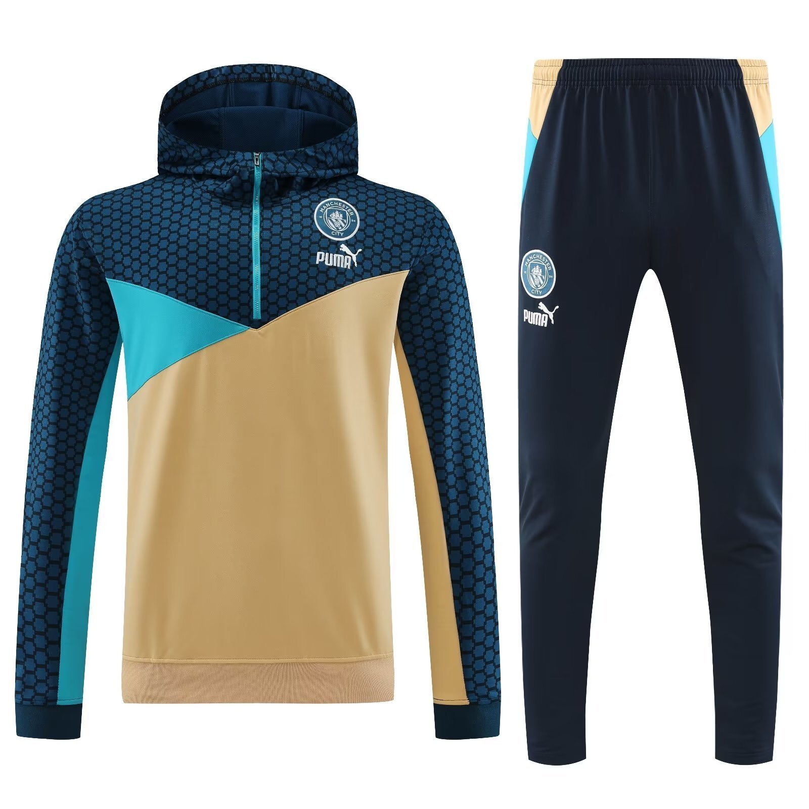 23-24 Manchester City Hoodie Long Sleeve Training Suit Yupoo