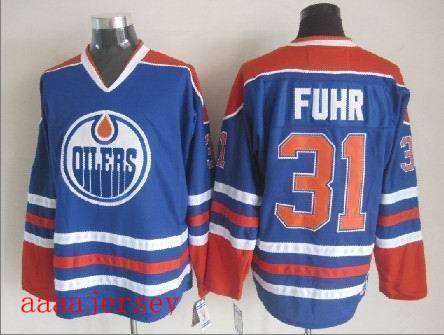 Edmonton Oilers retro ice hockey jersey M-3XL 埃德蒙顿油人队复古冰球服