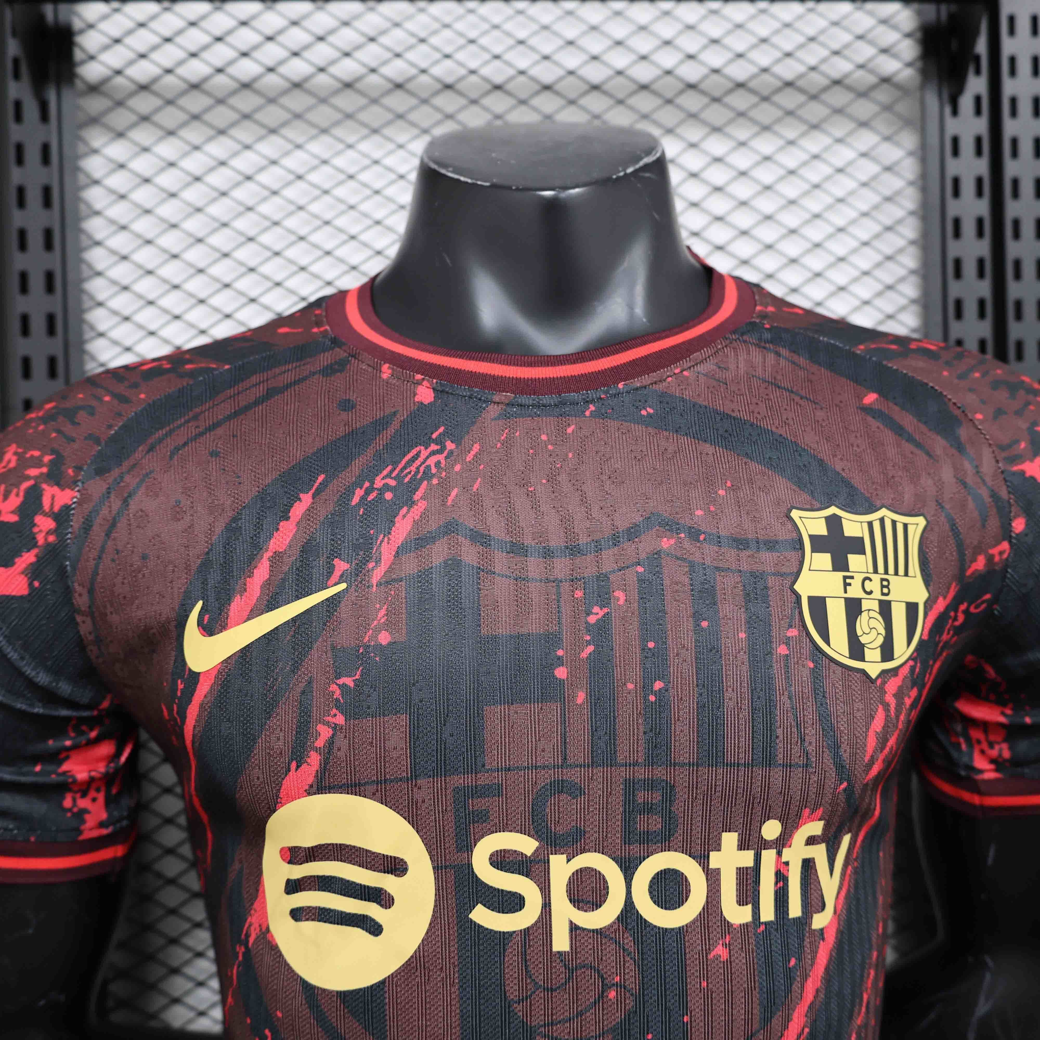 24-25 Barcelona Red Special Edition Player Version Shirt Soccer AAAAJersey Yupoo 1