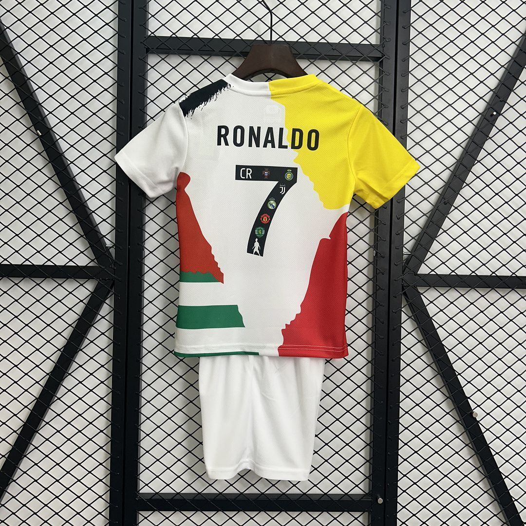 Cristiano Ronaldo Career Commemorative Edition Kid Kits Youth Apparels AAAAJersey Supply Yupoo 2