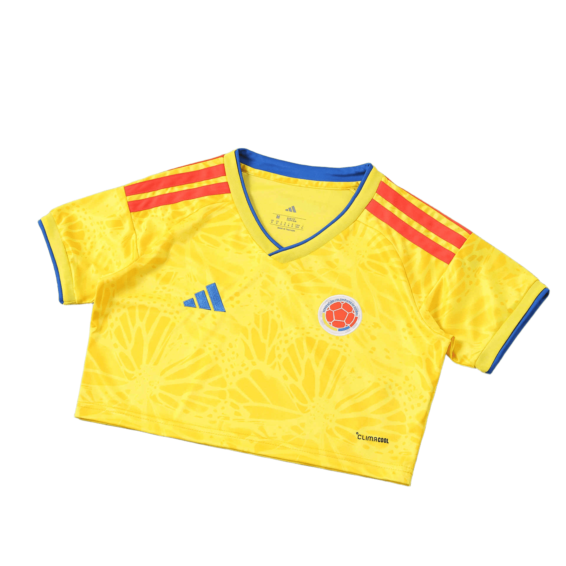 2026 FIFA World Cup Colombia Women Home Cropped Jersey AAAAJersey Supply Yupoo