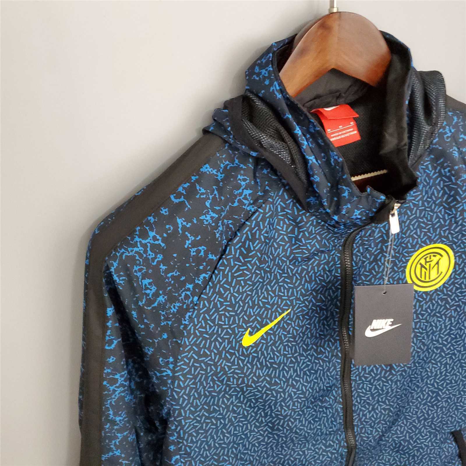 21-22 Inter Milan blue Camouflage Windbreaker 3