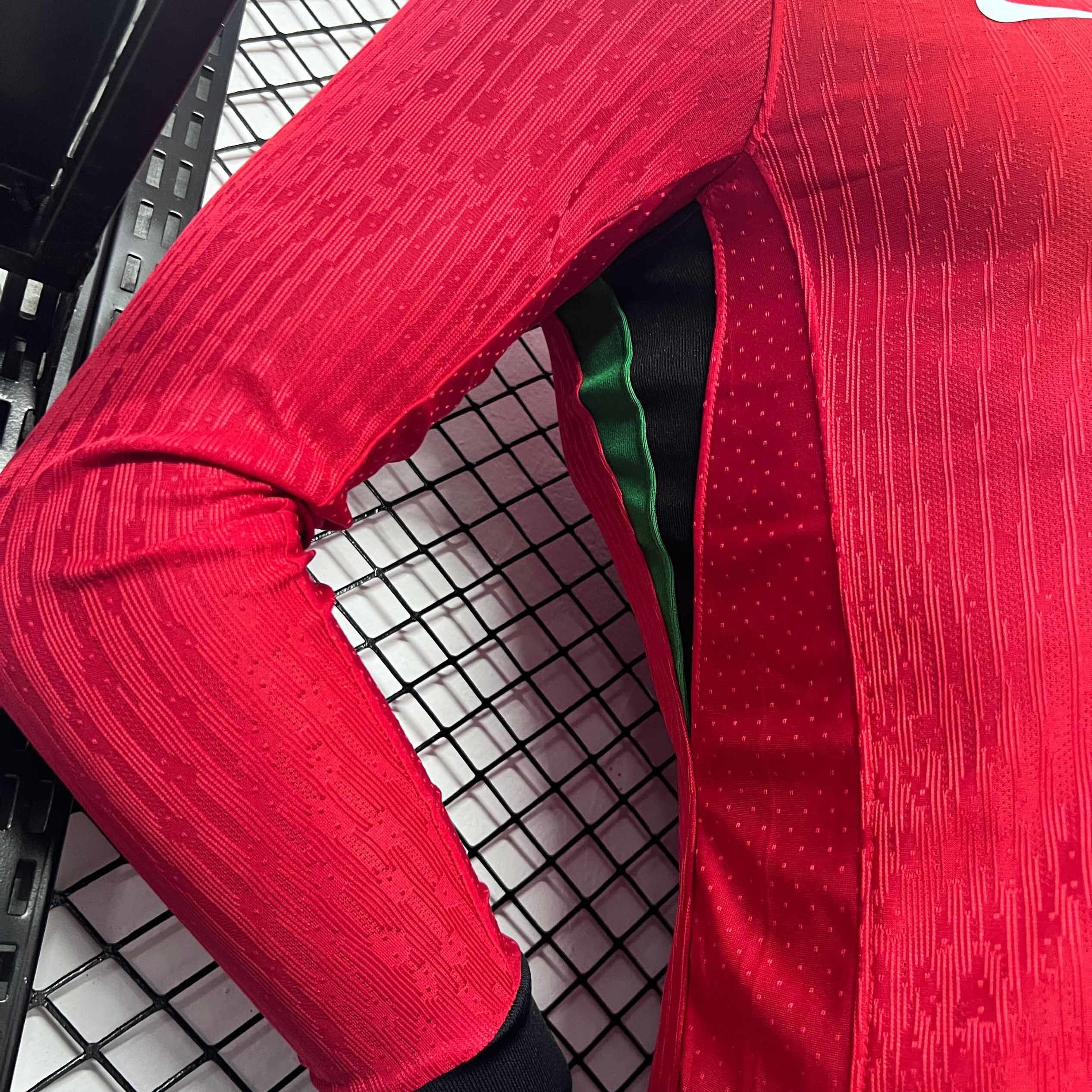 2024 Portugal Home Long Sleeve Kit Player Version Shirt Jerseys Supllier Yupoo 5