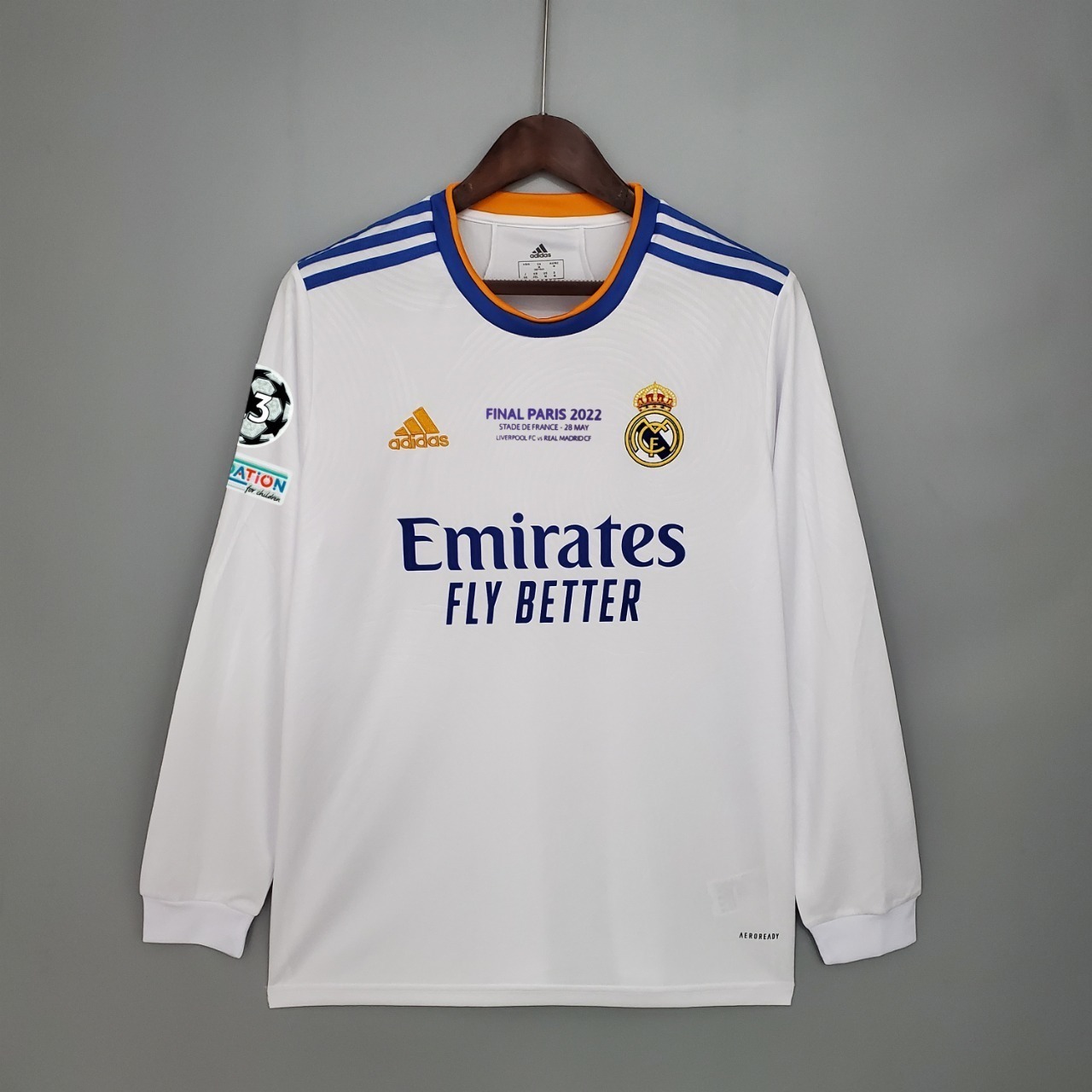 21-22 Real Madrid home long sleeve