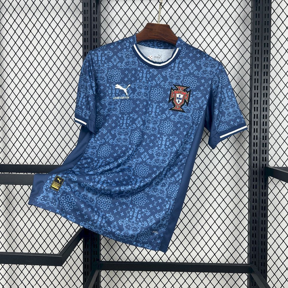 2025 Portugal LV Co-Branded Edition Football T-Shirt AAAAJersey Supplier Yupoo