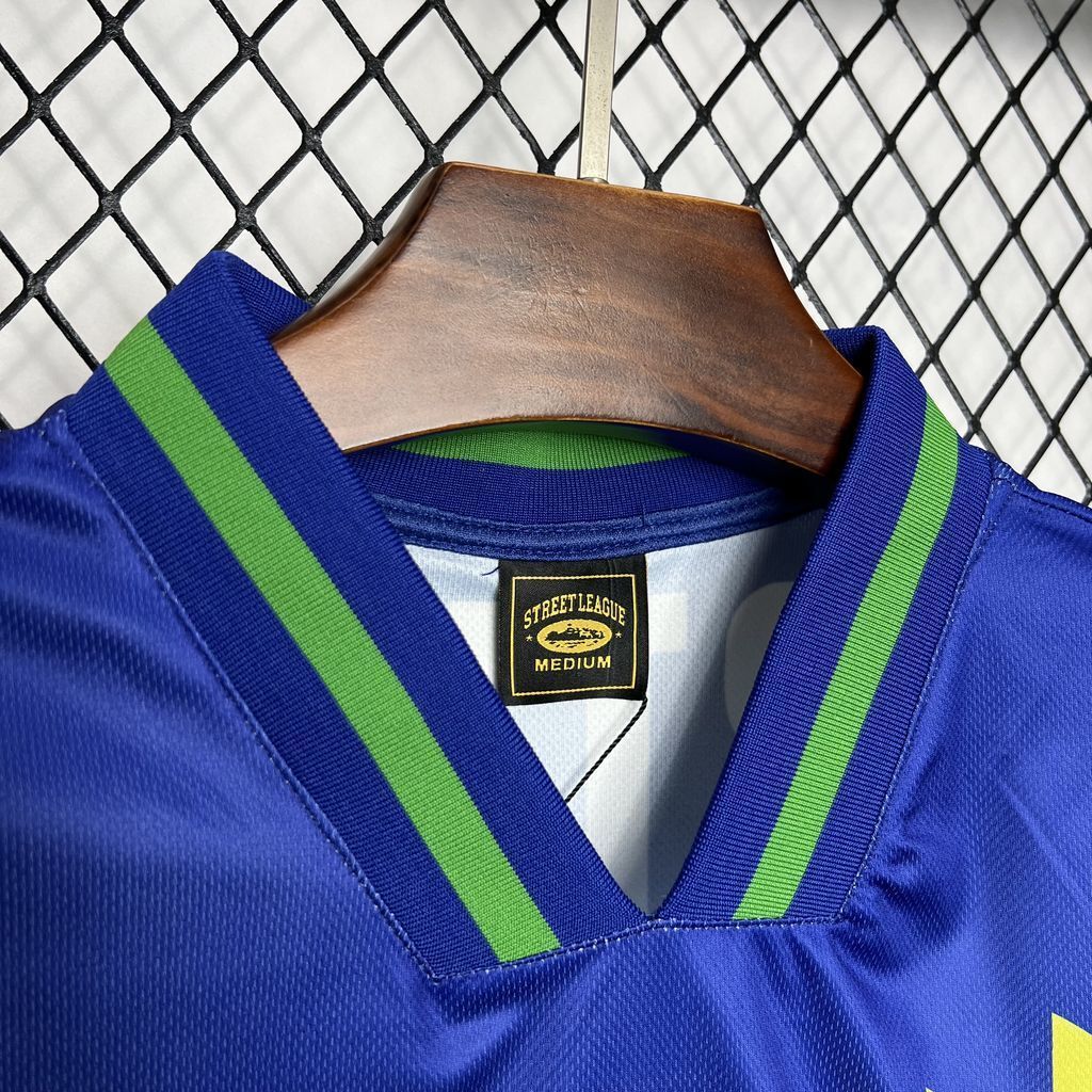 1995 Brazil Away Retro Corteiz Special Kit Vintage Shirt Soccer AAAAJersey Yupoo 1