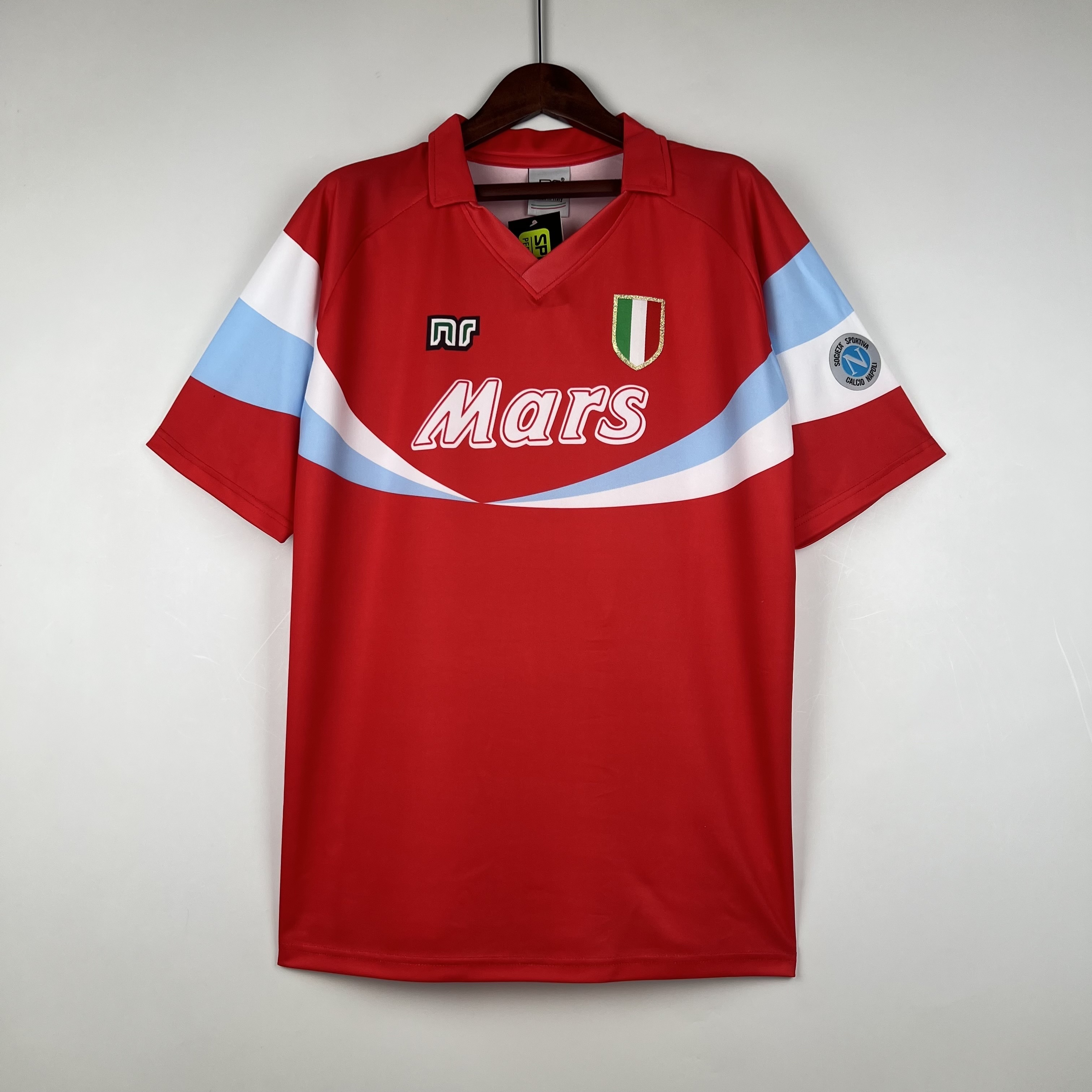 90-91 Napoli away S-XXL football t-shirt