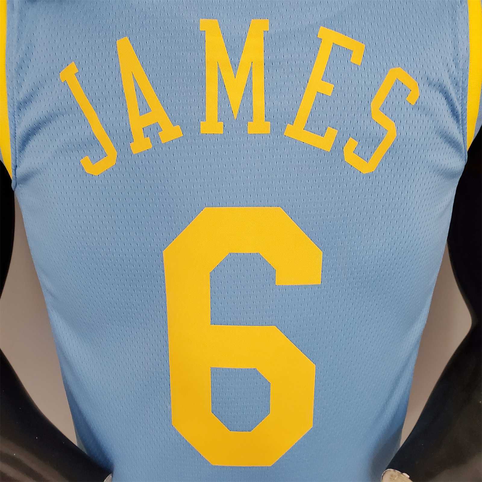2021 James#6 Lakers Minneapolis Edition Blue 2