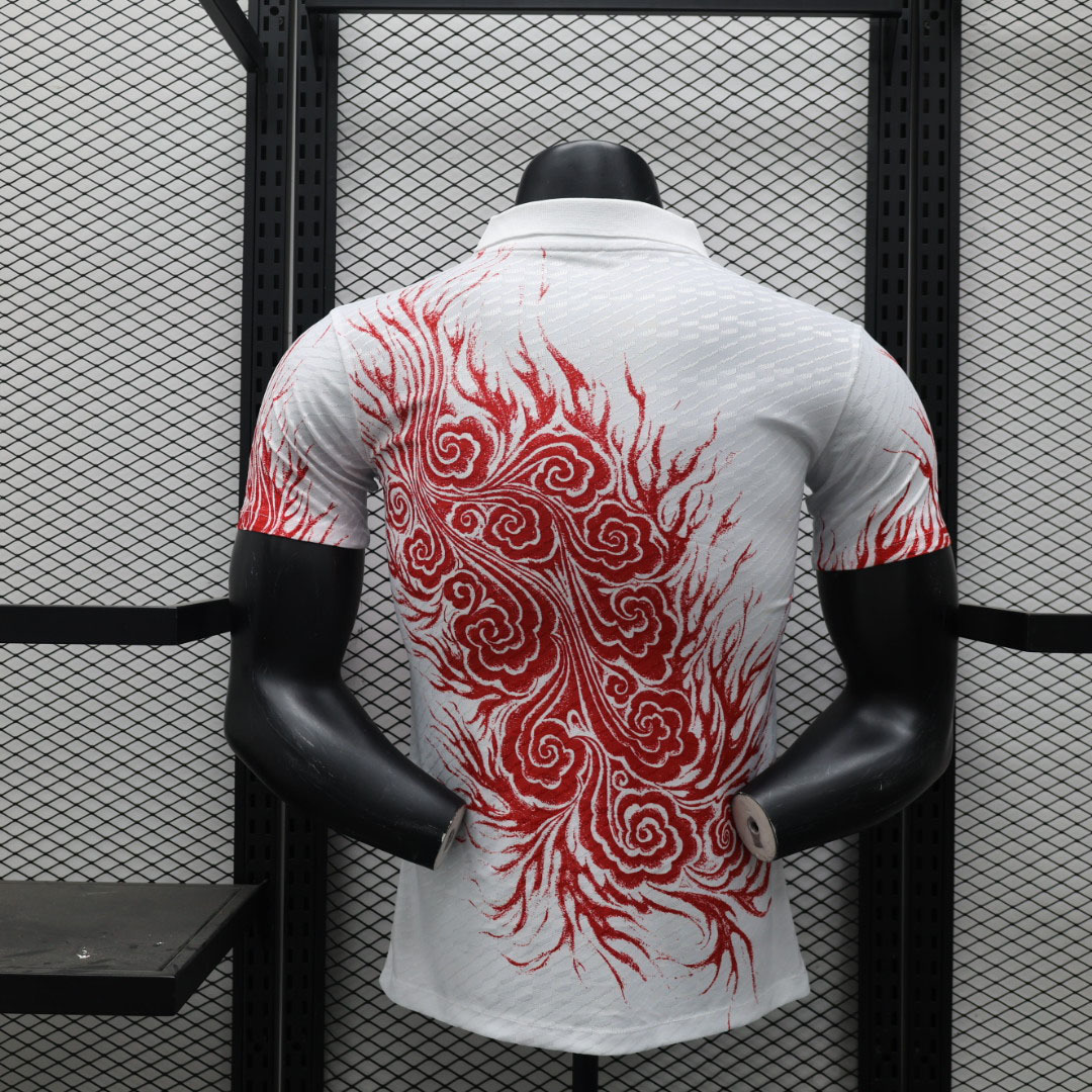 2024 Japan Y3 Hat Trick with Its Fiery Special Edition Player Version Shirt 1