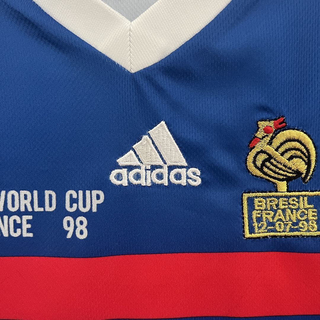 1998 France Home Kids Retro Kits World Cup Shirt Soccer Jerseys Yupoo 5