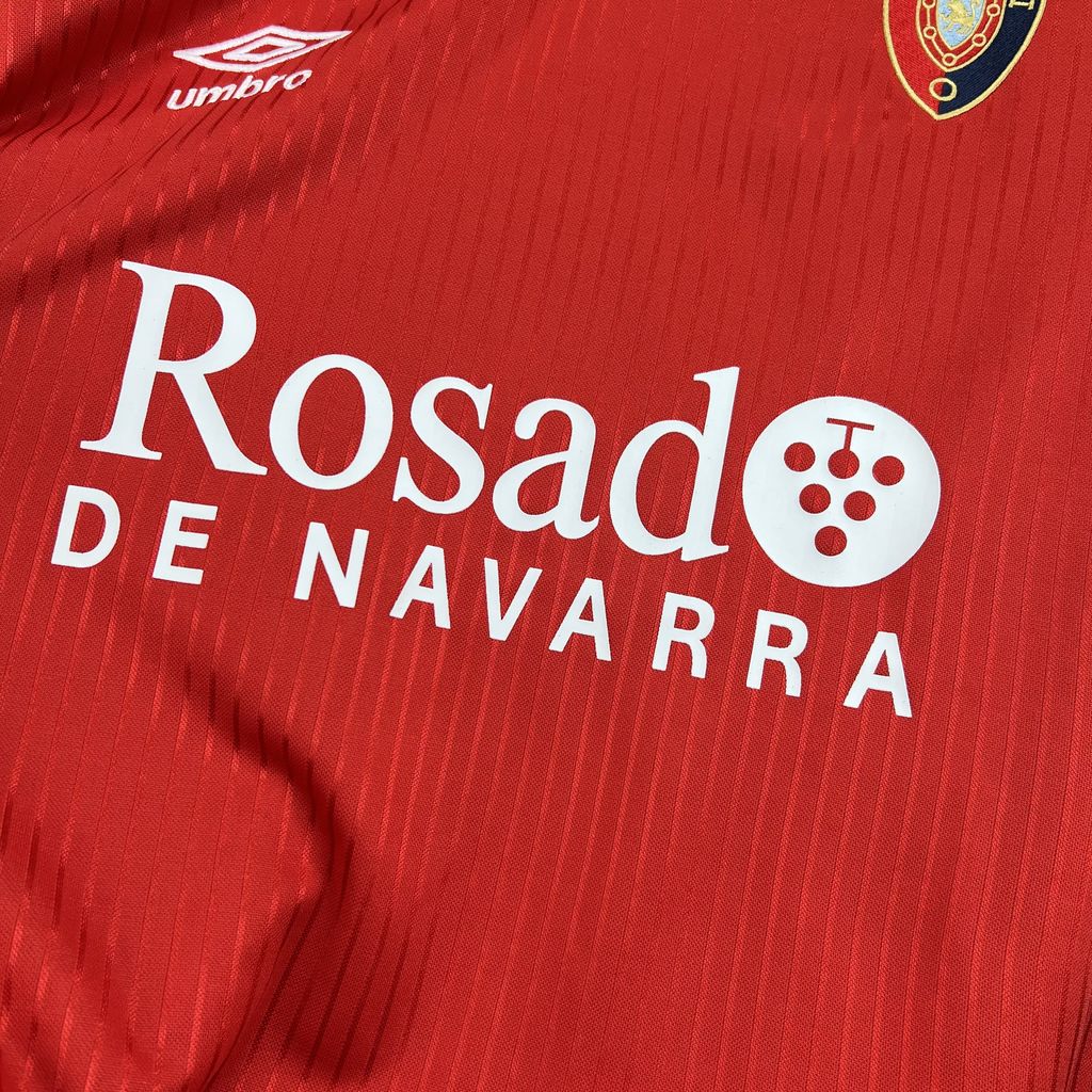 87-88 Osasuna Home Mens Retro Kit Vintage Football T-Shirt AAAAJersey Supply Yupoo 7 5