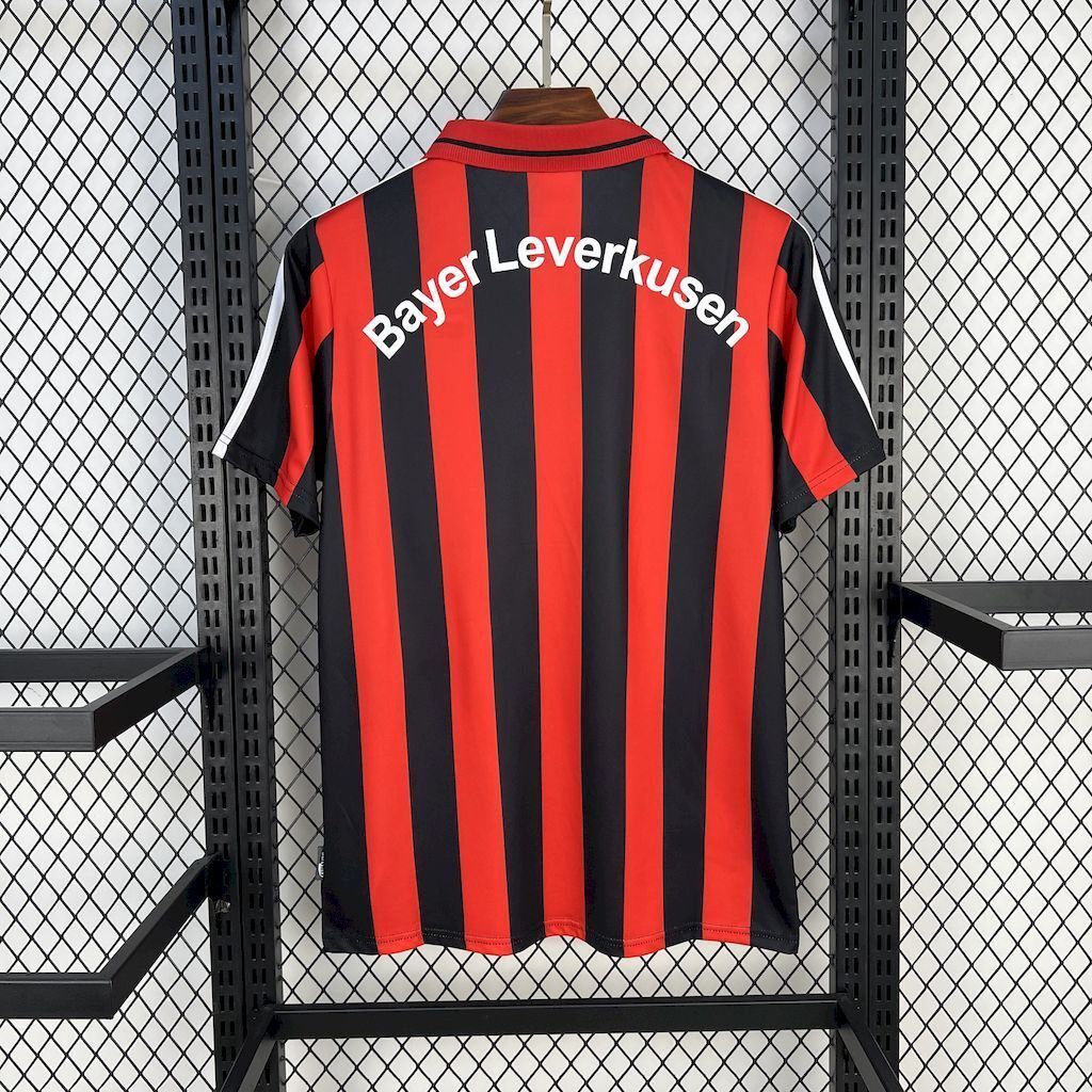 00-01 Bayer 04 Leverkusen Home Retro Kit Vintage Shirt AAAAJersey Yupoo 3