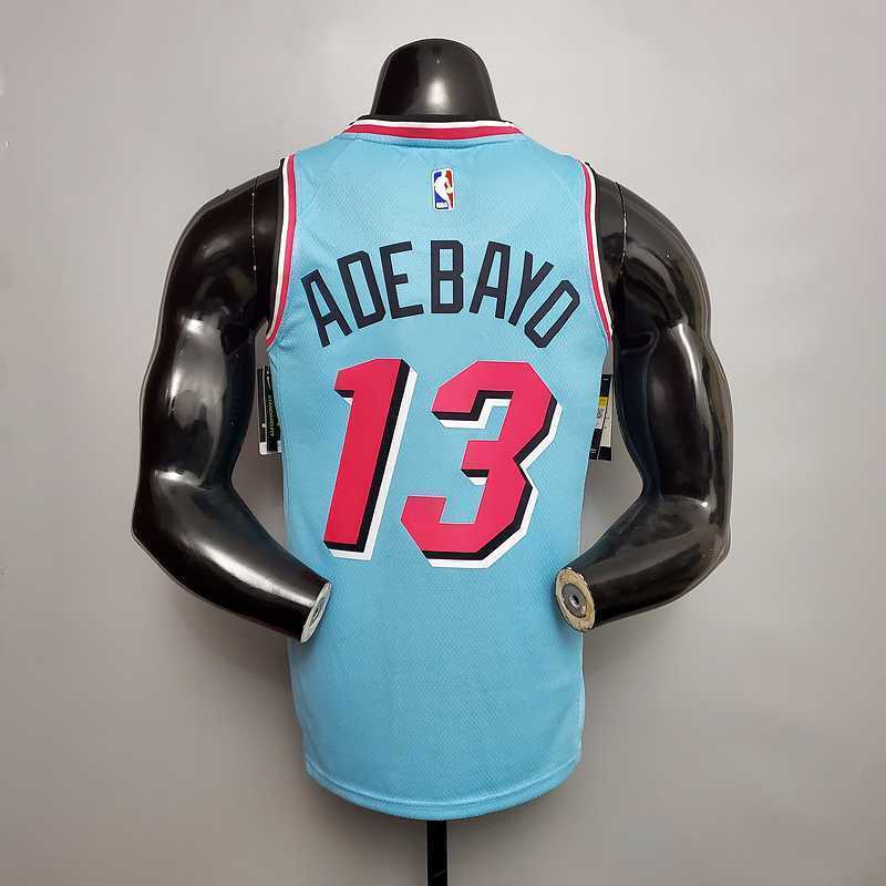 ADEBAYO#13 Miami Heat V-neck blue 8