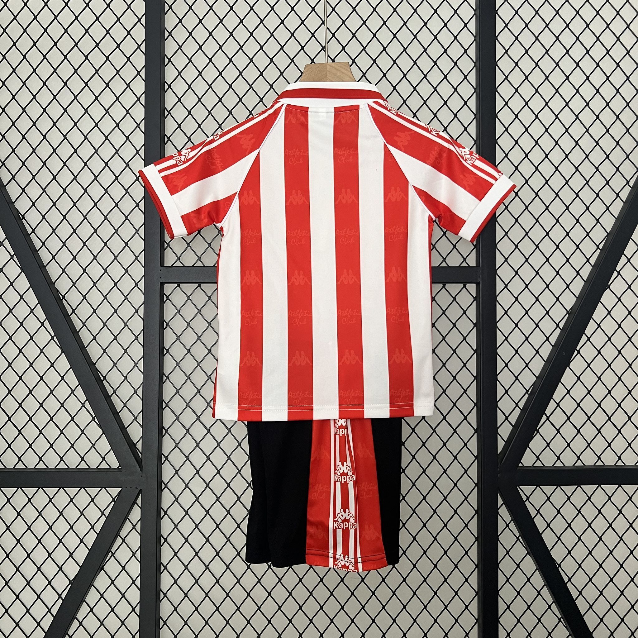 95-57 Athletic Bilbao Home Retro Kid Kits Youth Apparels AAAAJersey Wholesale Yupoo 5