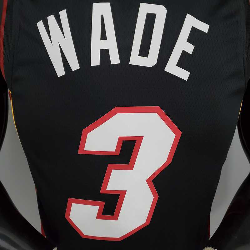 Miami Heat WADE#3 Black 6