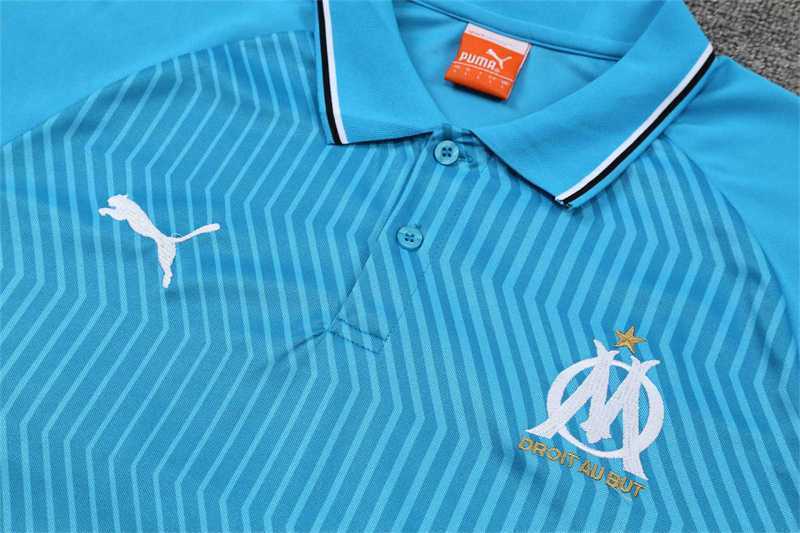Polo Marseille sky blue stripes 13