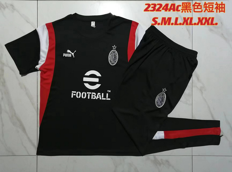 23-24 AC Milan Short Sleeve Training Suit Yupoo 2