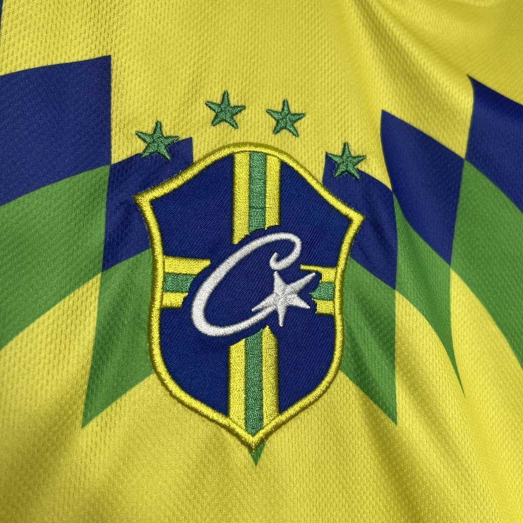1995 Brazil Home Retro Corteiz Special Kit Vintage Shirt Soccer AAAAJersey Yupoo 4