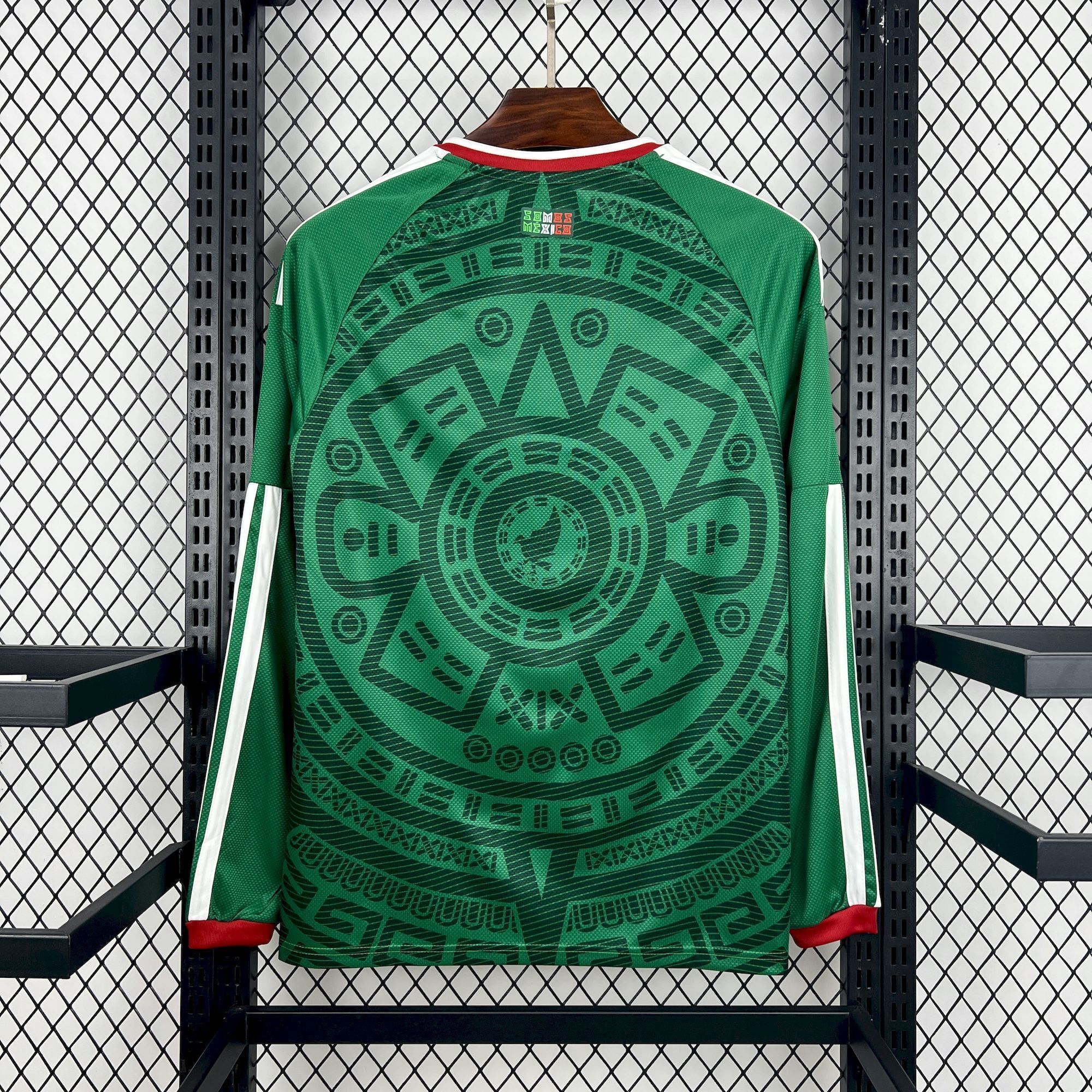 2026 World Cup Mexico Home Kit Football Long Sleeve T-Shirt AAAAJersey Dropship Yupoo 5