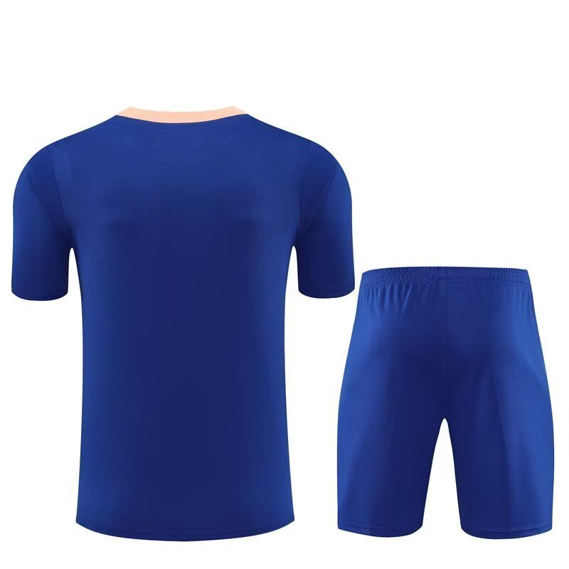 25-26 France Blue Training Kits Football Tracksuits 1