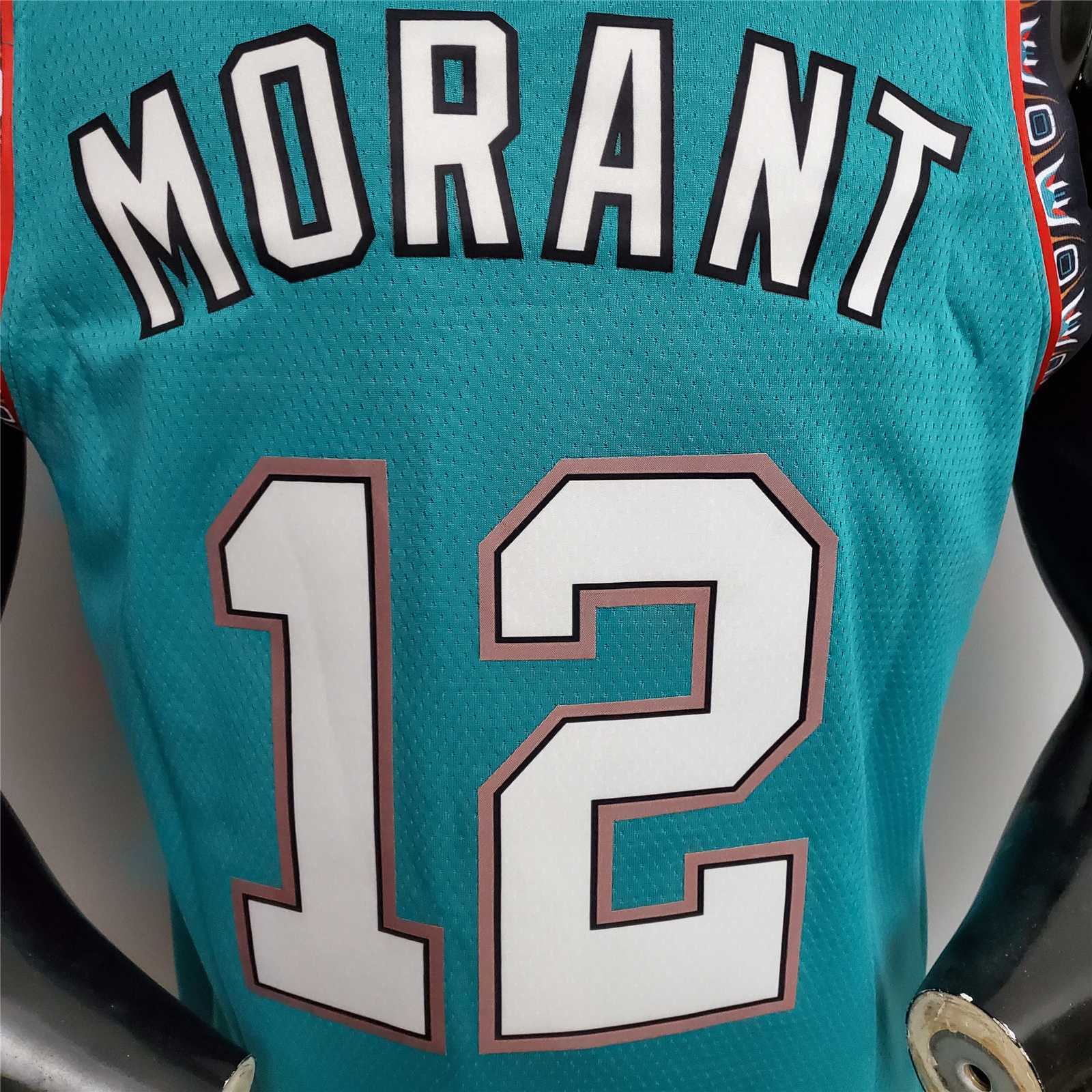 Morant #12 Memphis Grizzlies green 1