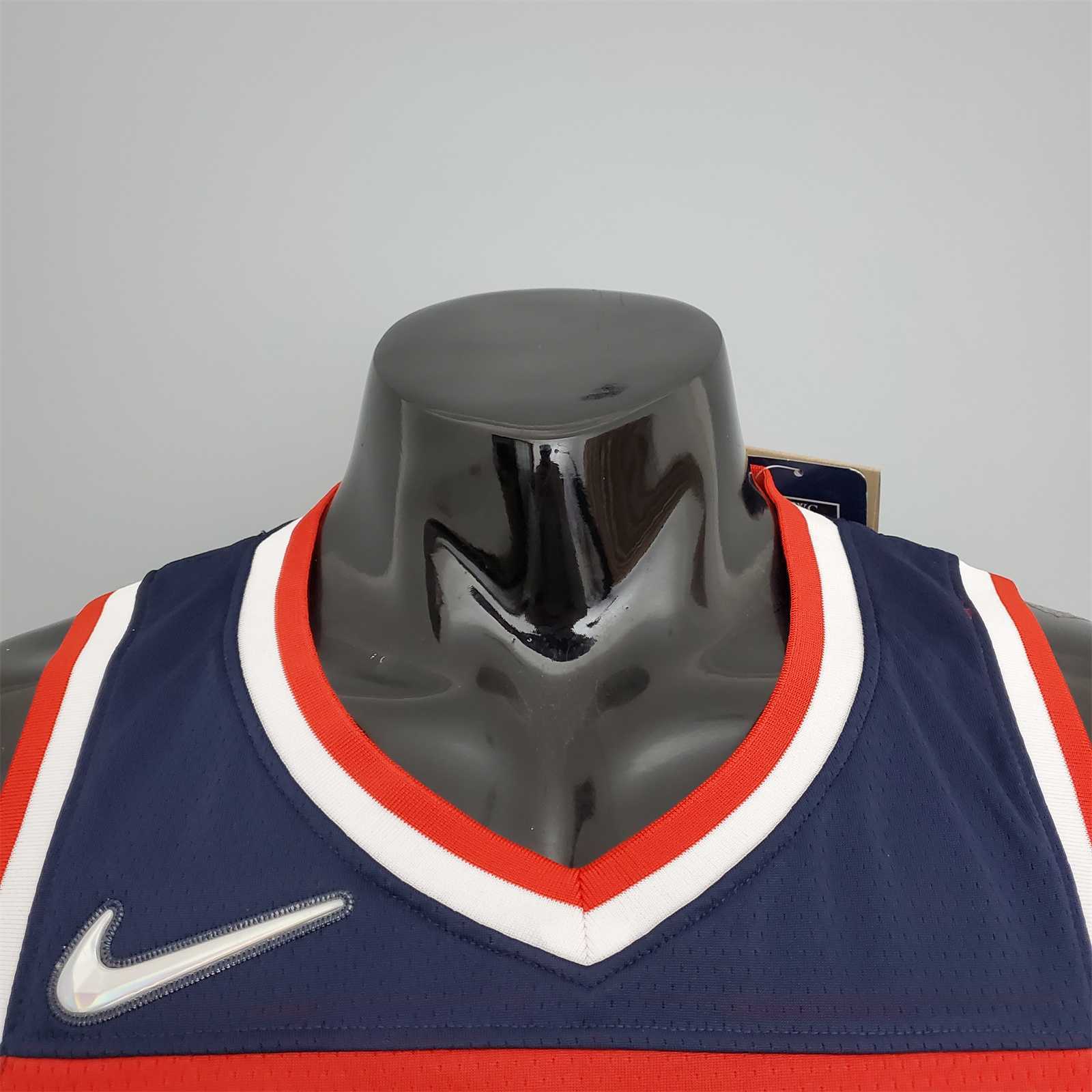 75th Anniversary Harrell #6 Wizards Red, White and Blue 7