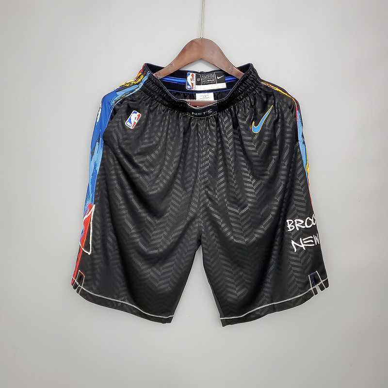 Brooklyn Nets NBA Shorts City Edition Black