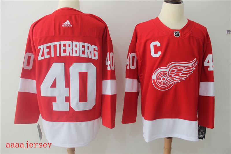 Detroit Red Wings ice hockey jersey M-3XL 底特律红翼队冰球服
