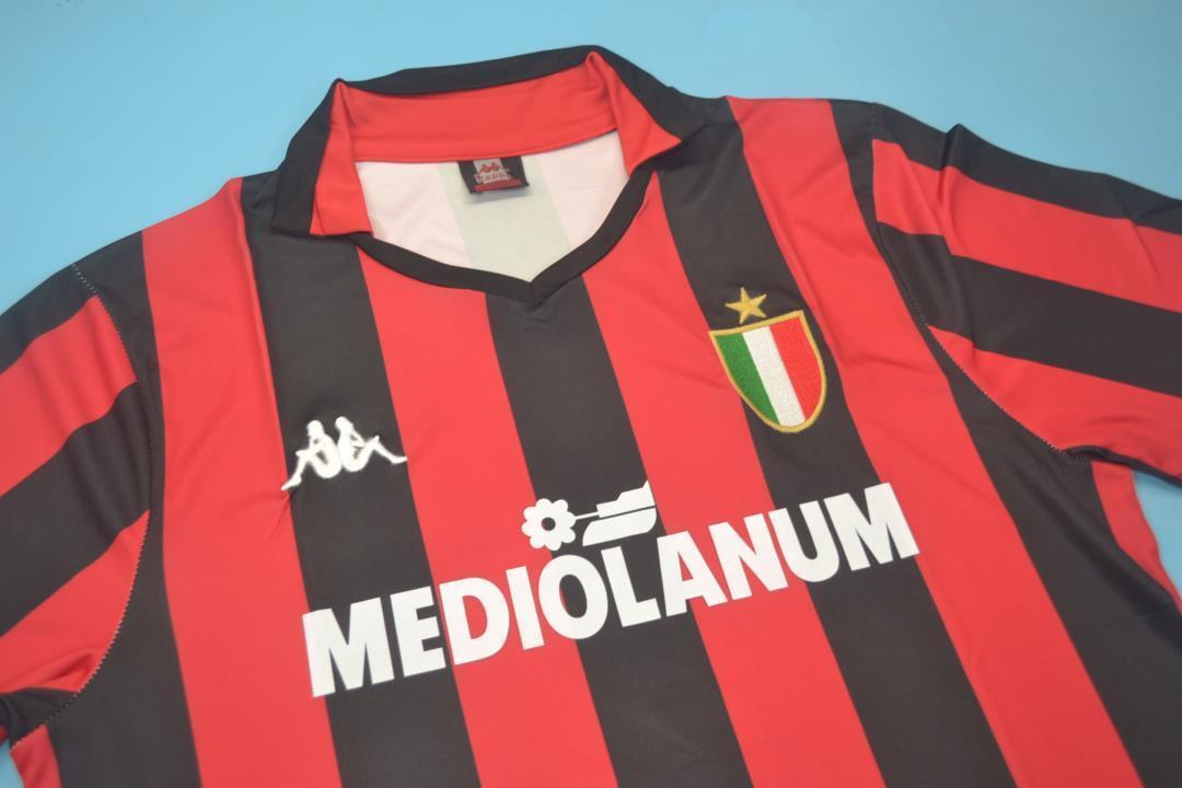 88-89 AC Milan home redblack 2