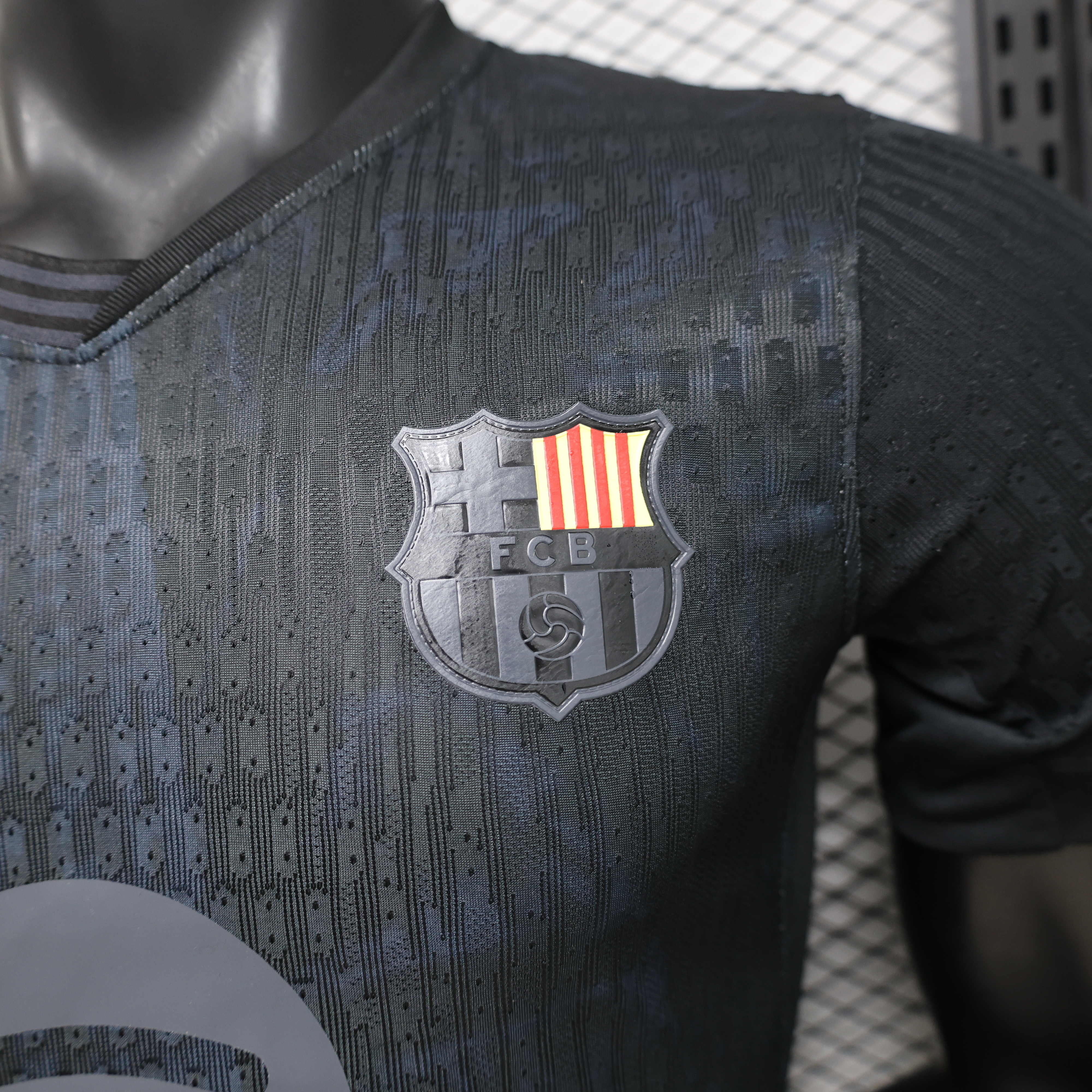 2026-27 Barcelona Concept Black Soccer Shirt Player Version 4